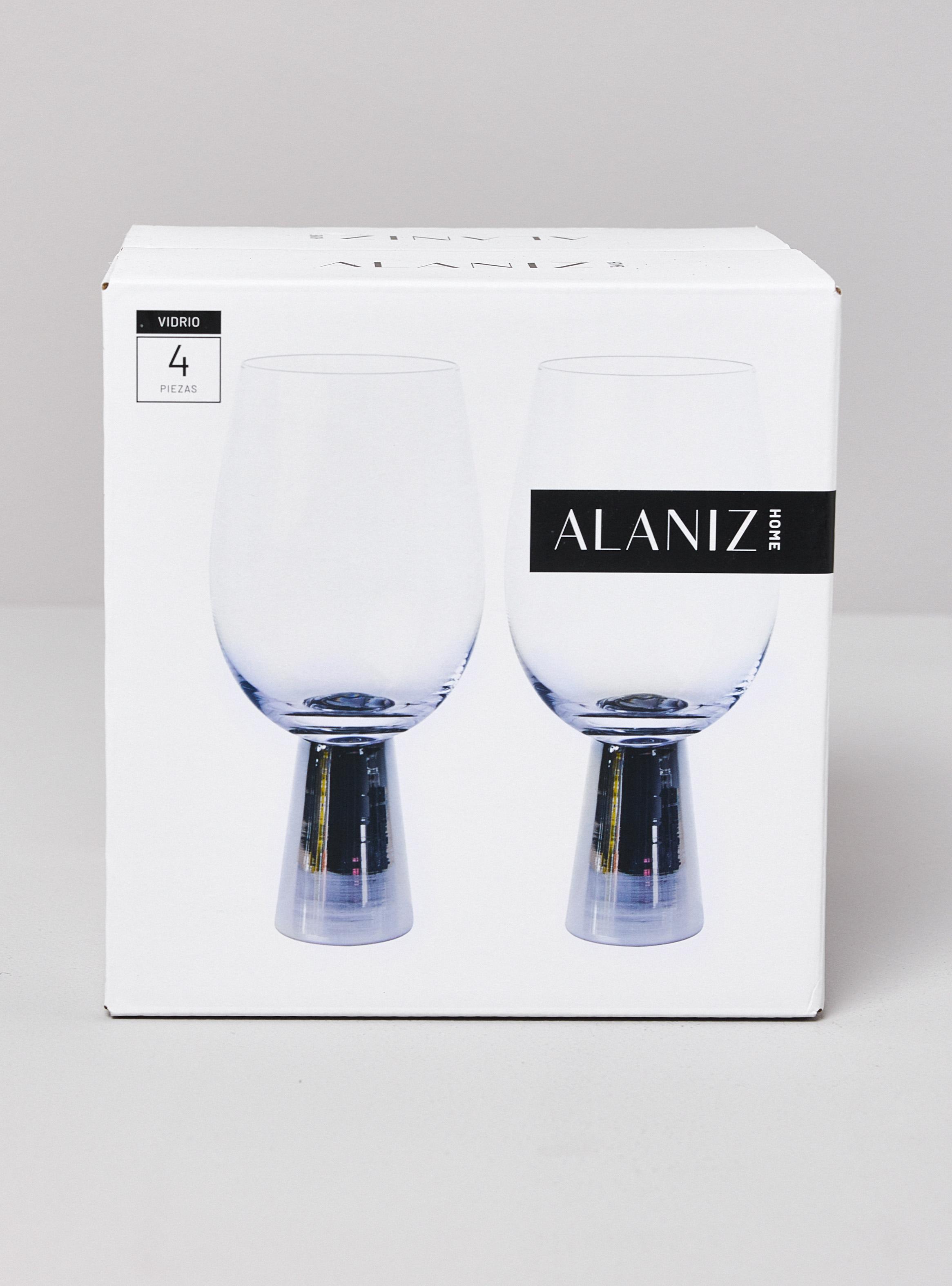 Set 4 Copas Silver Vino 450 ml-3