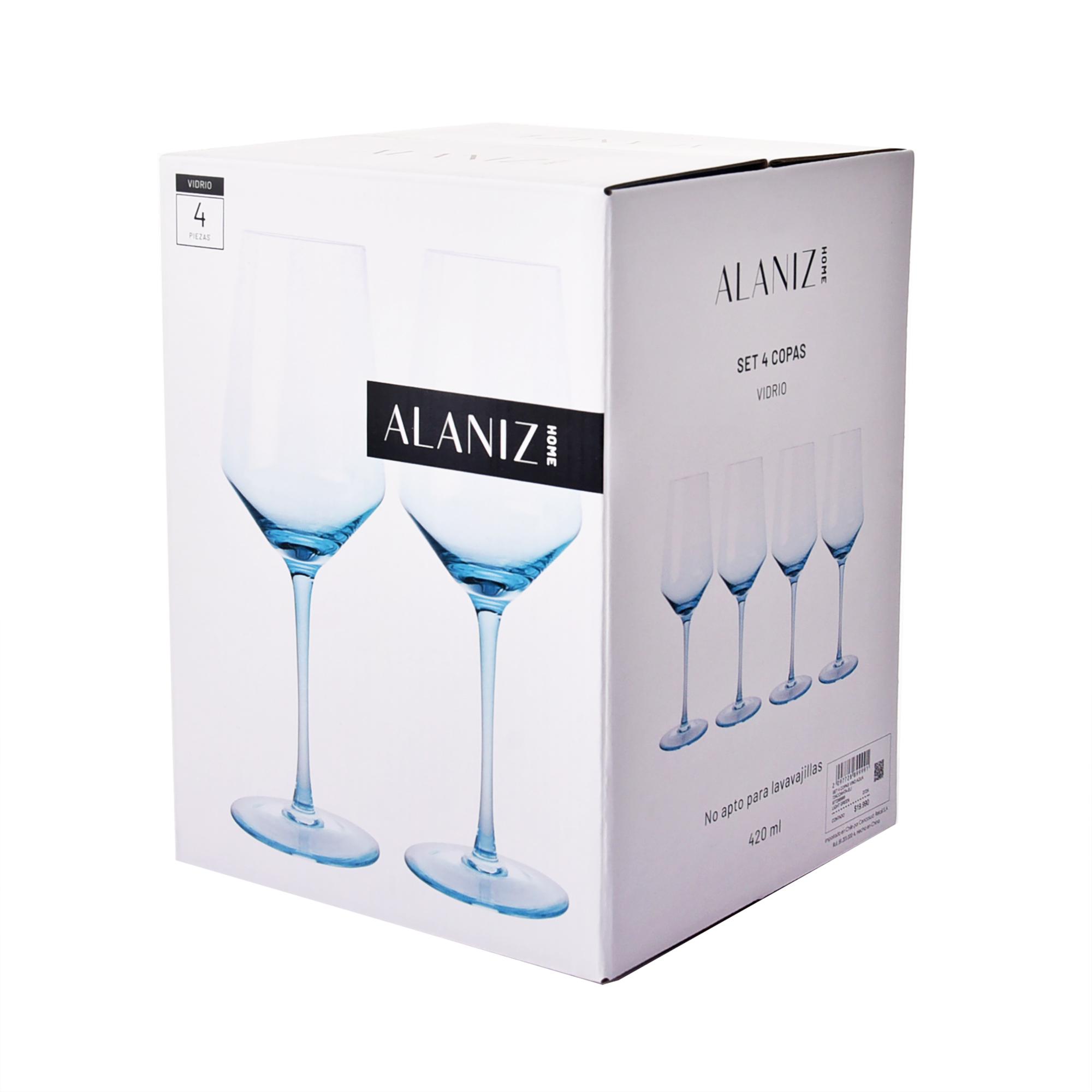 Set 4 Copas Vino Aqua 420 ml-2