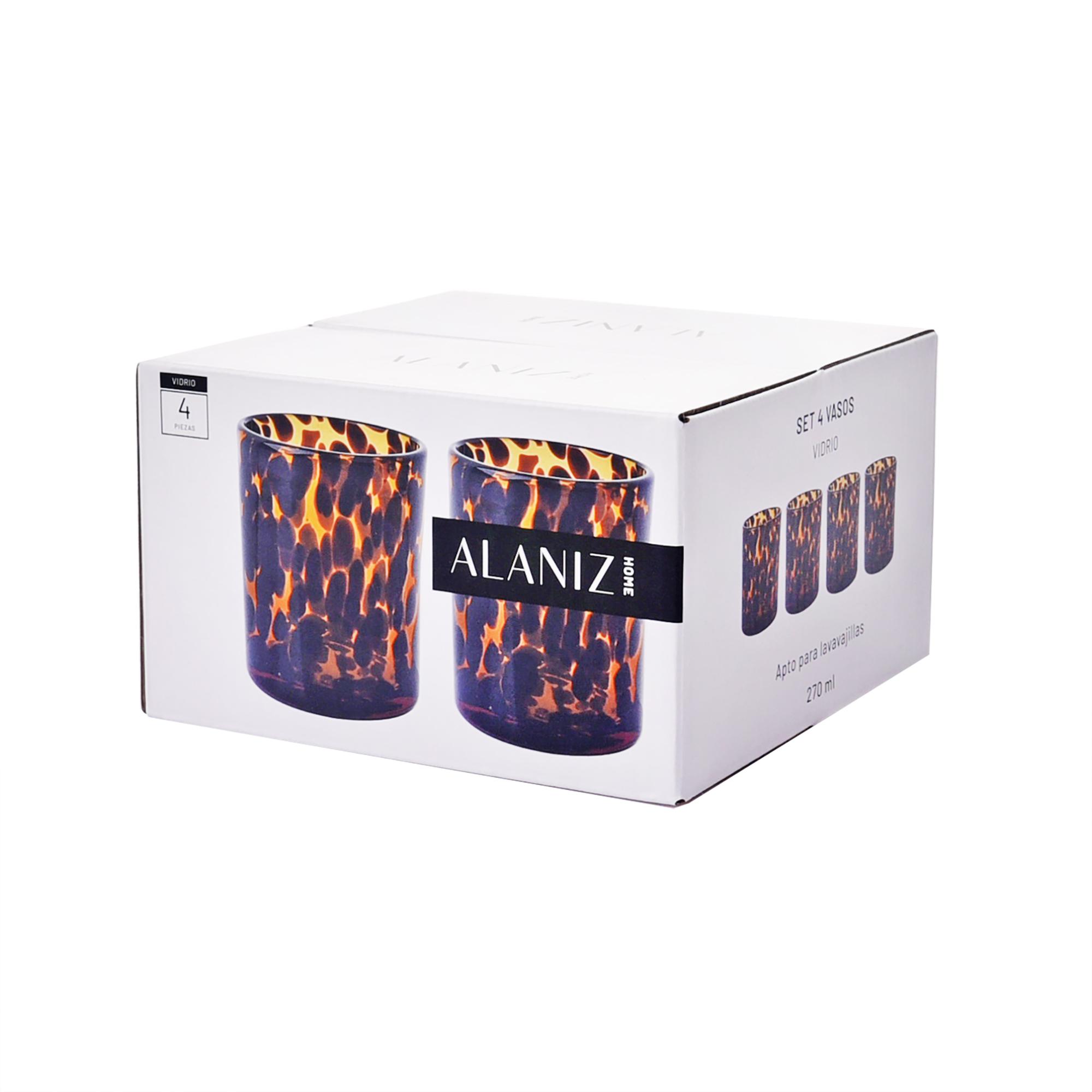 Set 4 Vasos Print  270 ml-2
