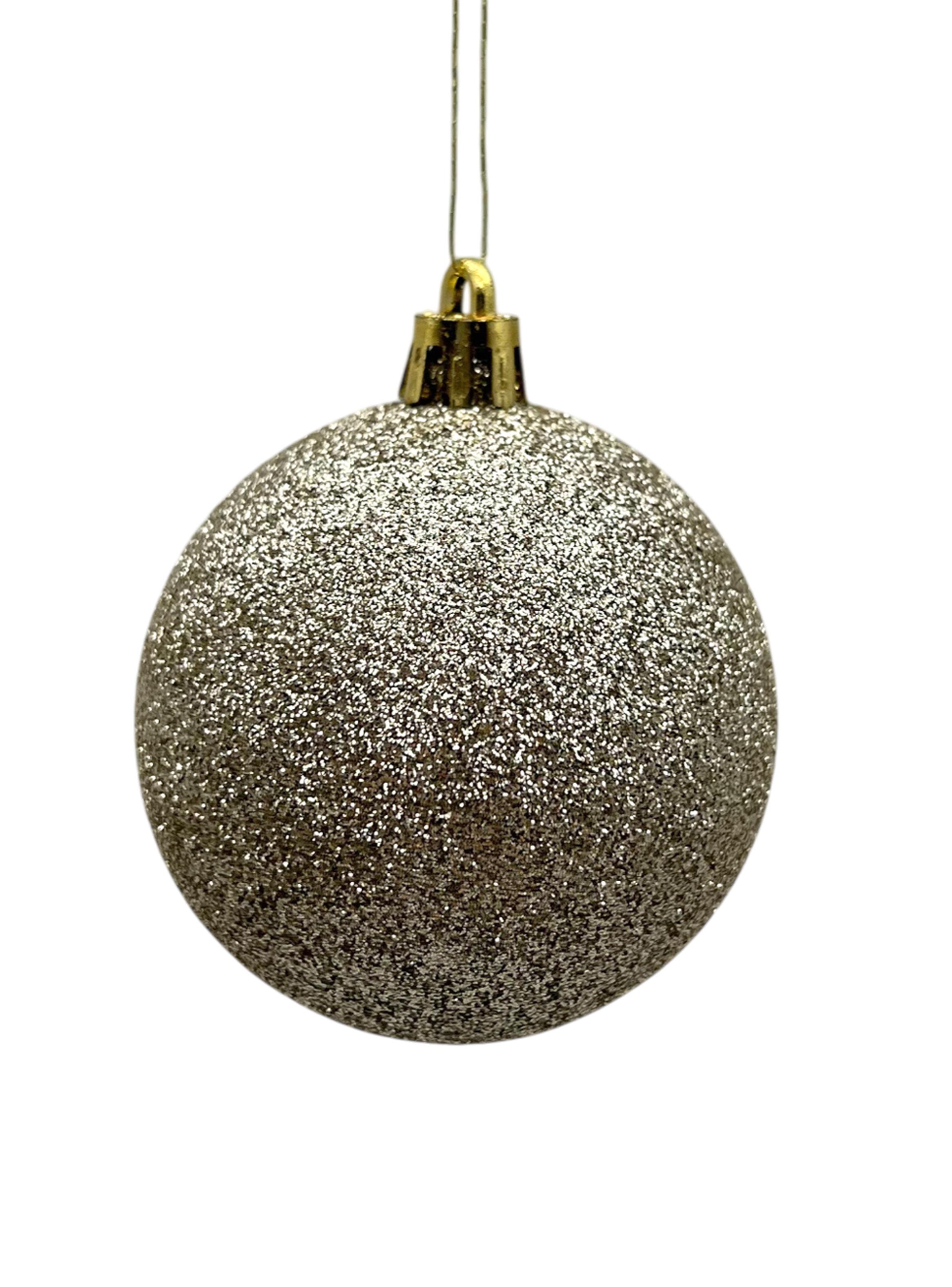 Set de 12 Esferas 6Cm Champagne-4