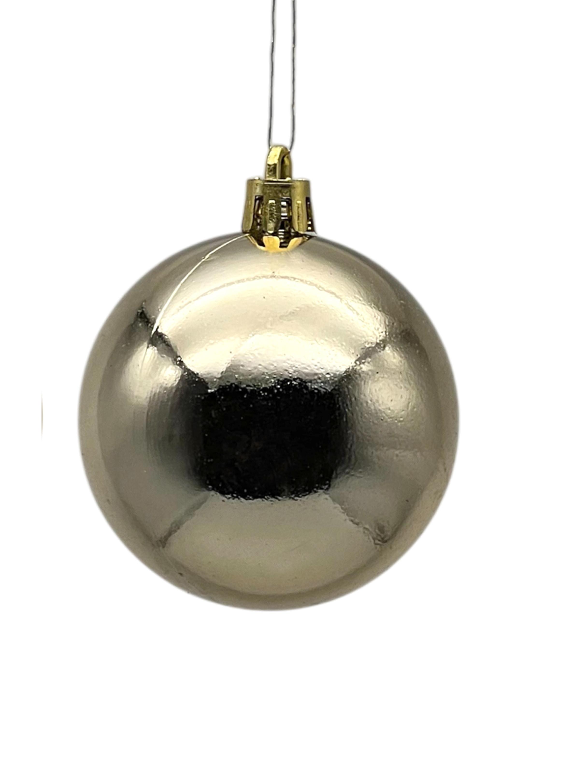 Set de 12 Esferas 6Cm Champagne-3