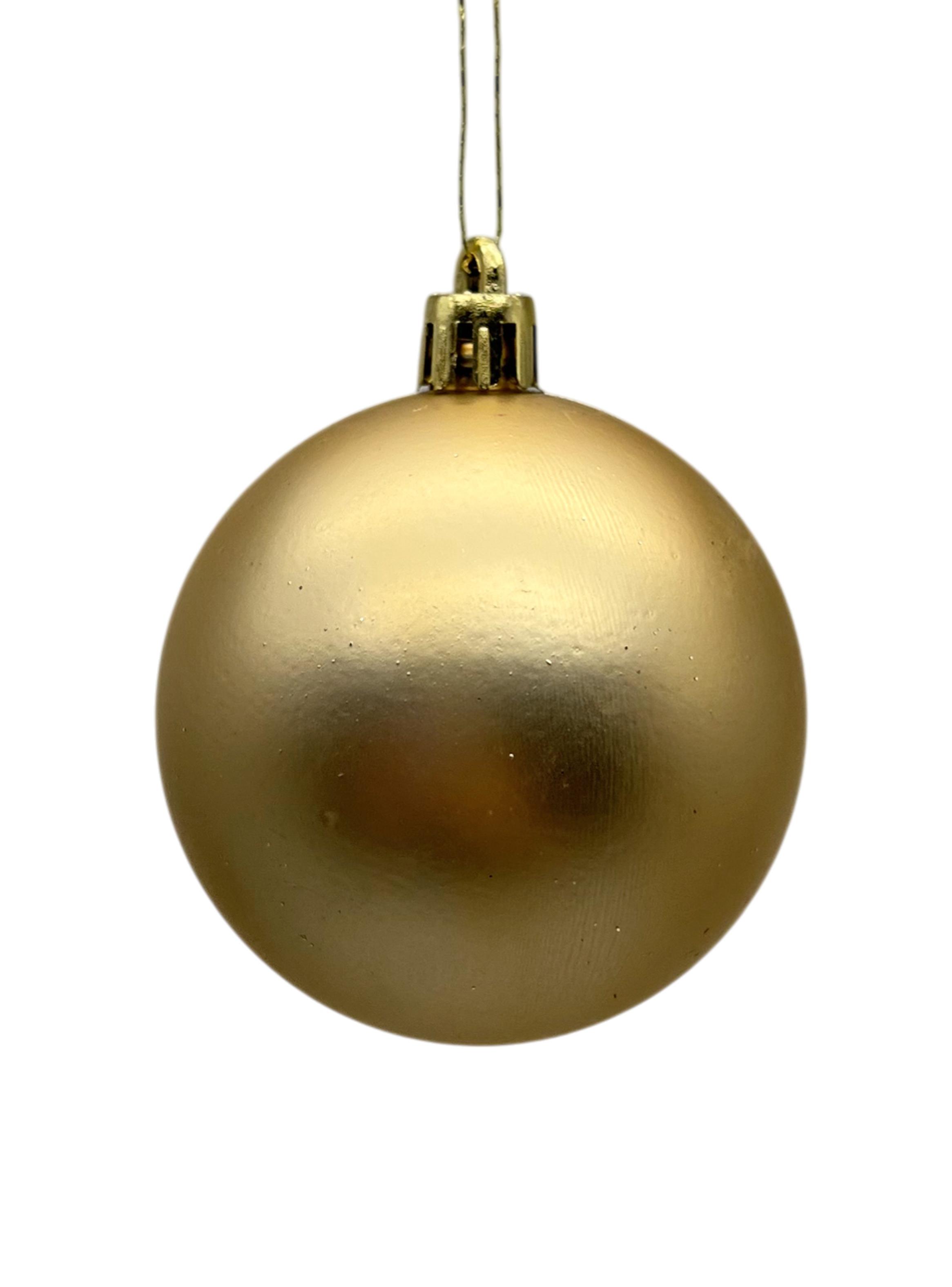 Set de 12 Esferas 6Cm Champagne-2