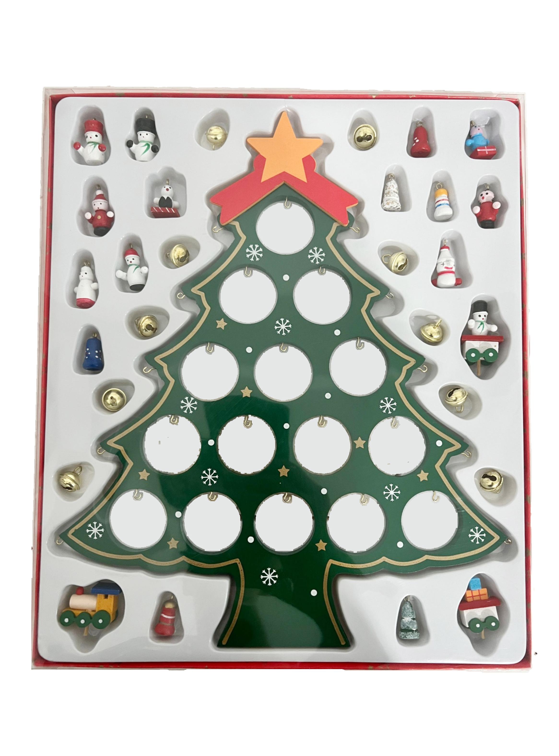 Árbol Navidad Madera Figuras-0