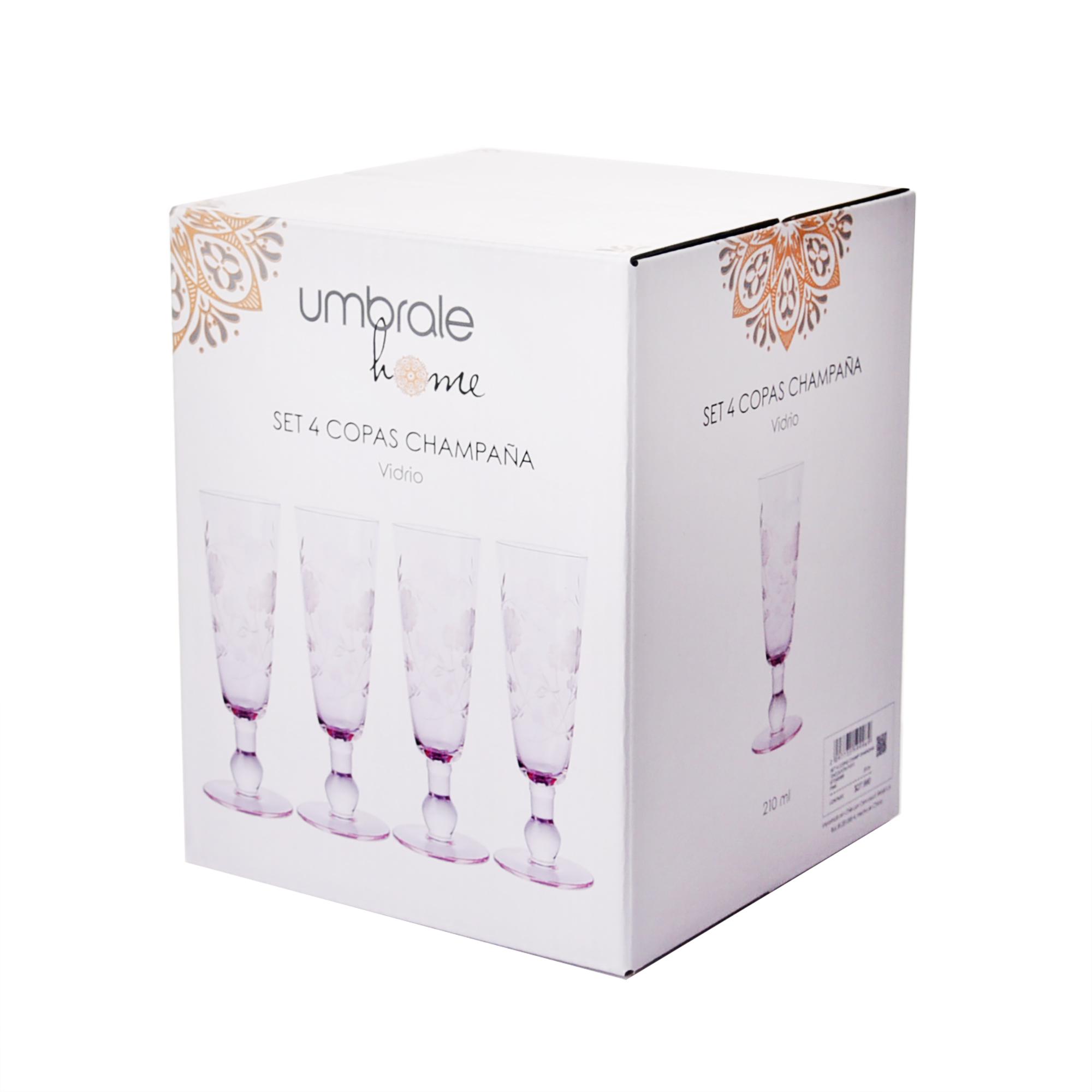 Set 4 Copas Champaña 210 ml-2