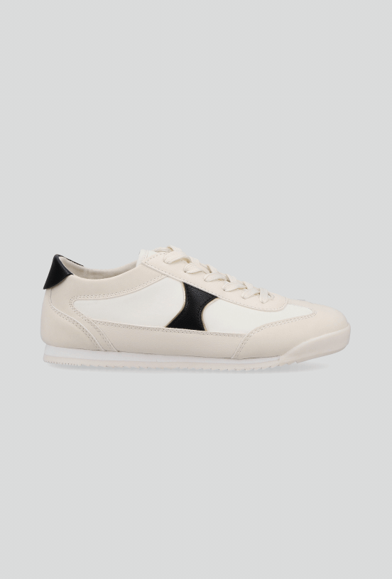 Zapatilla Acordonada Con Cortes Decorativos Mujer-4