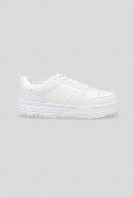 Zapatilla Urbana Plataforma Brillo Mujer-4