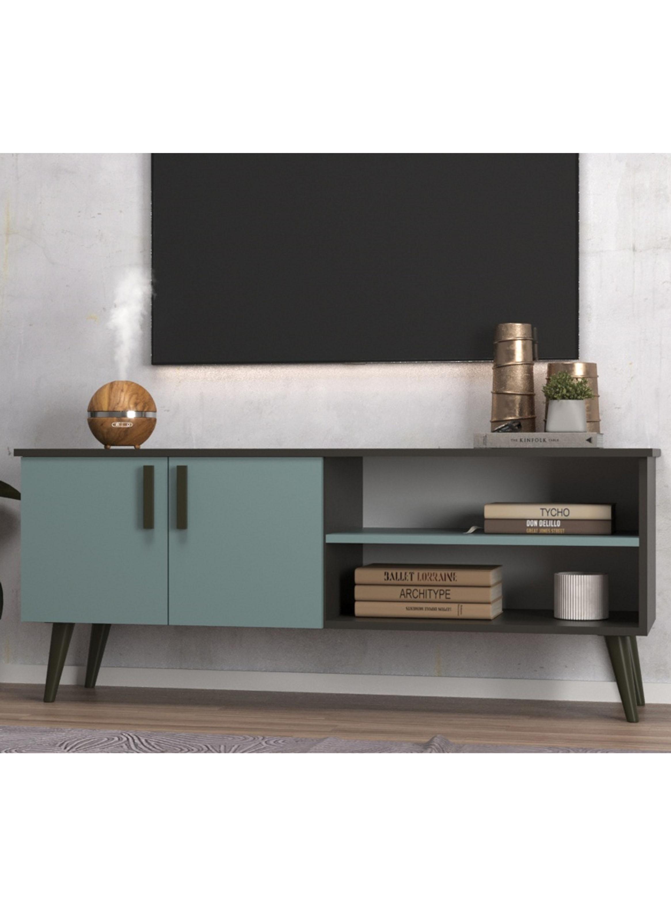 Rack TV 50" Catar Grafito Grey-3