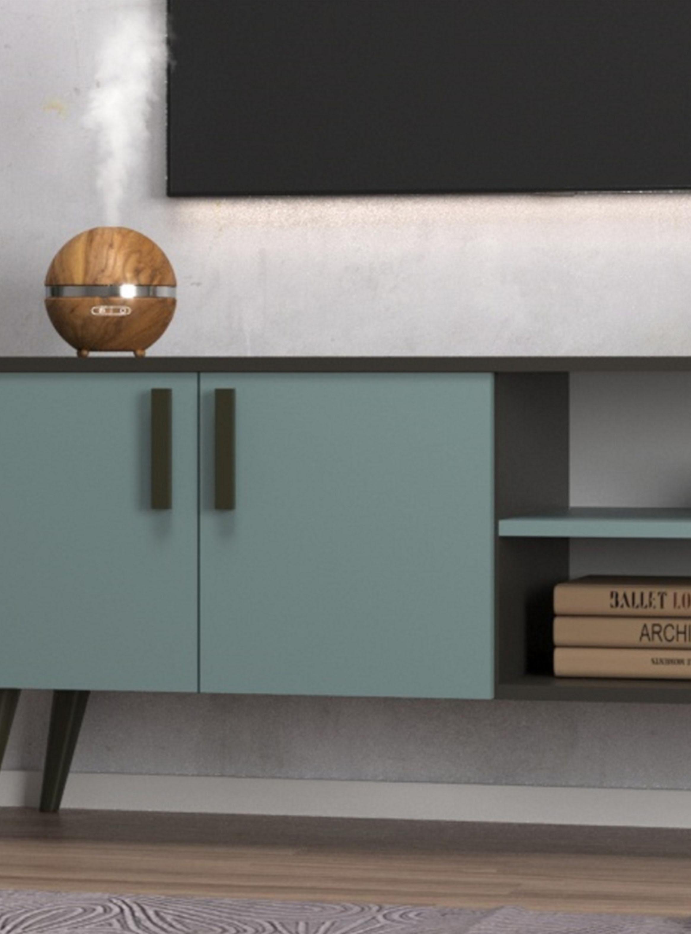 Rack TV 50" Catar Grafito Grey-2