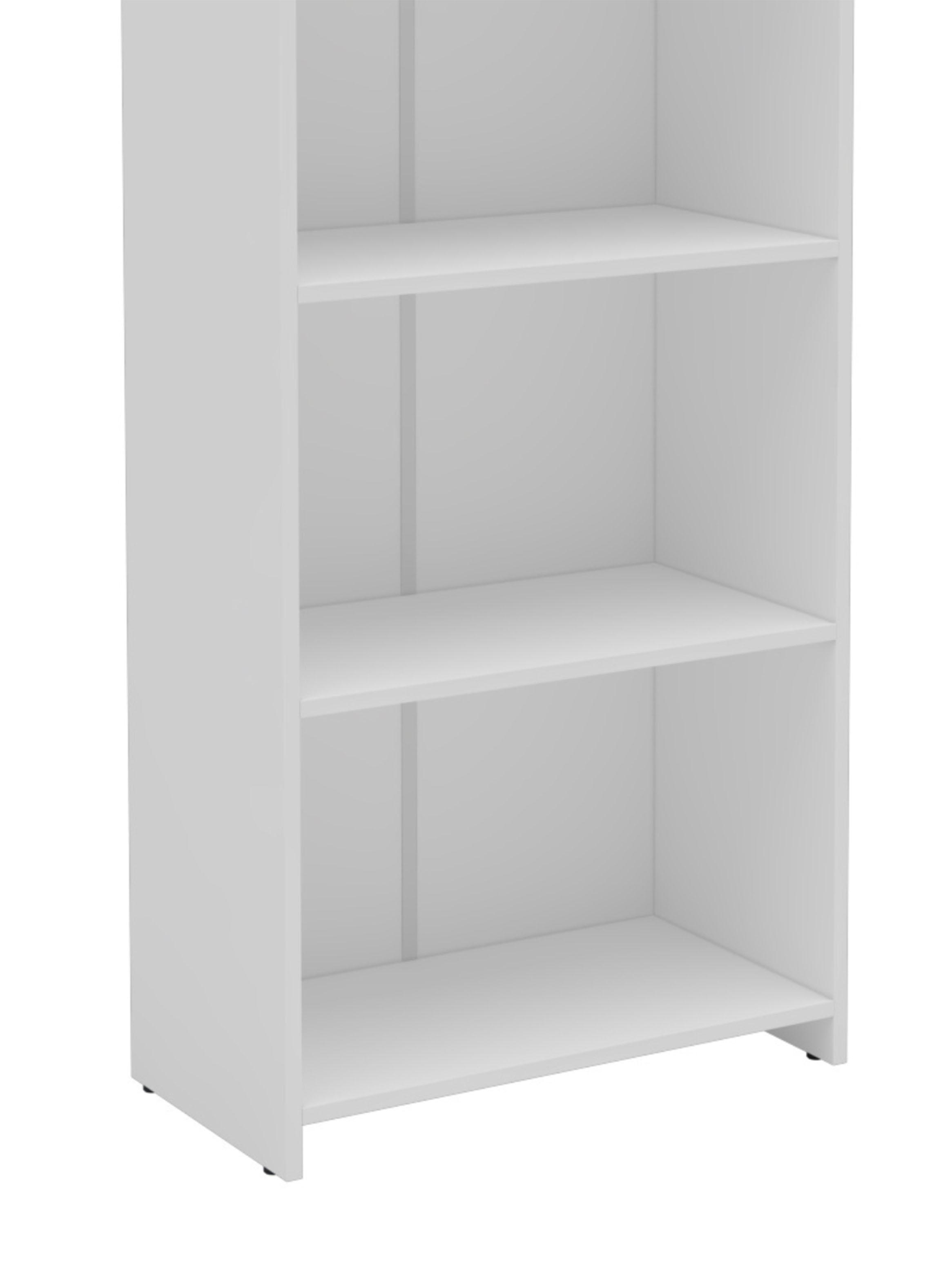 Librero Lib 5 Repisas Blanco 183x30x57 cm-2