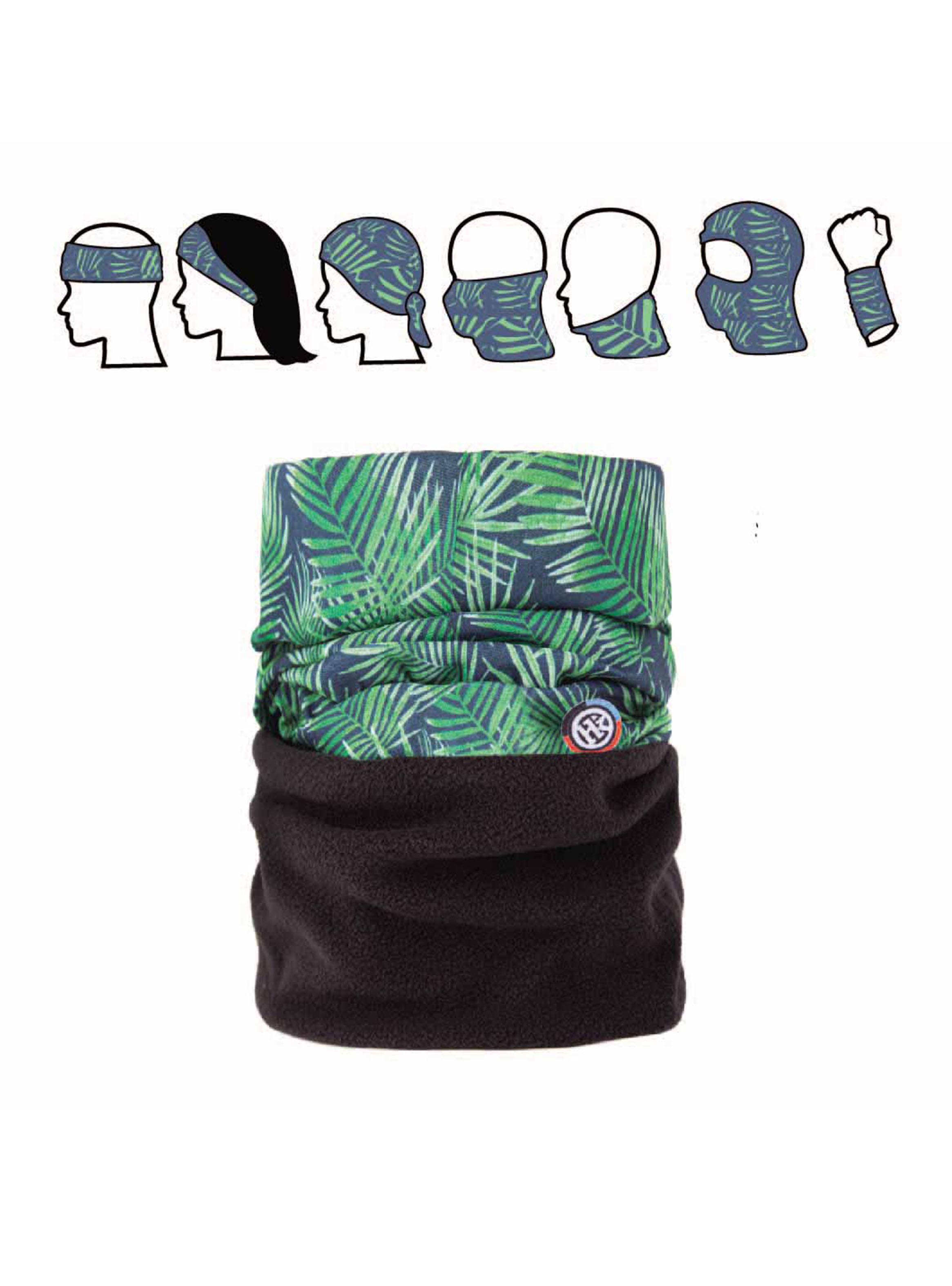 Bandana Hook Polar y Tela Nylon Color Verde-1