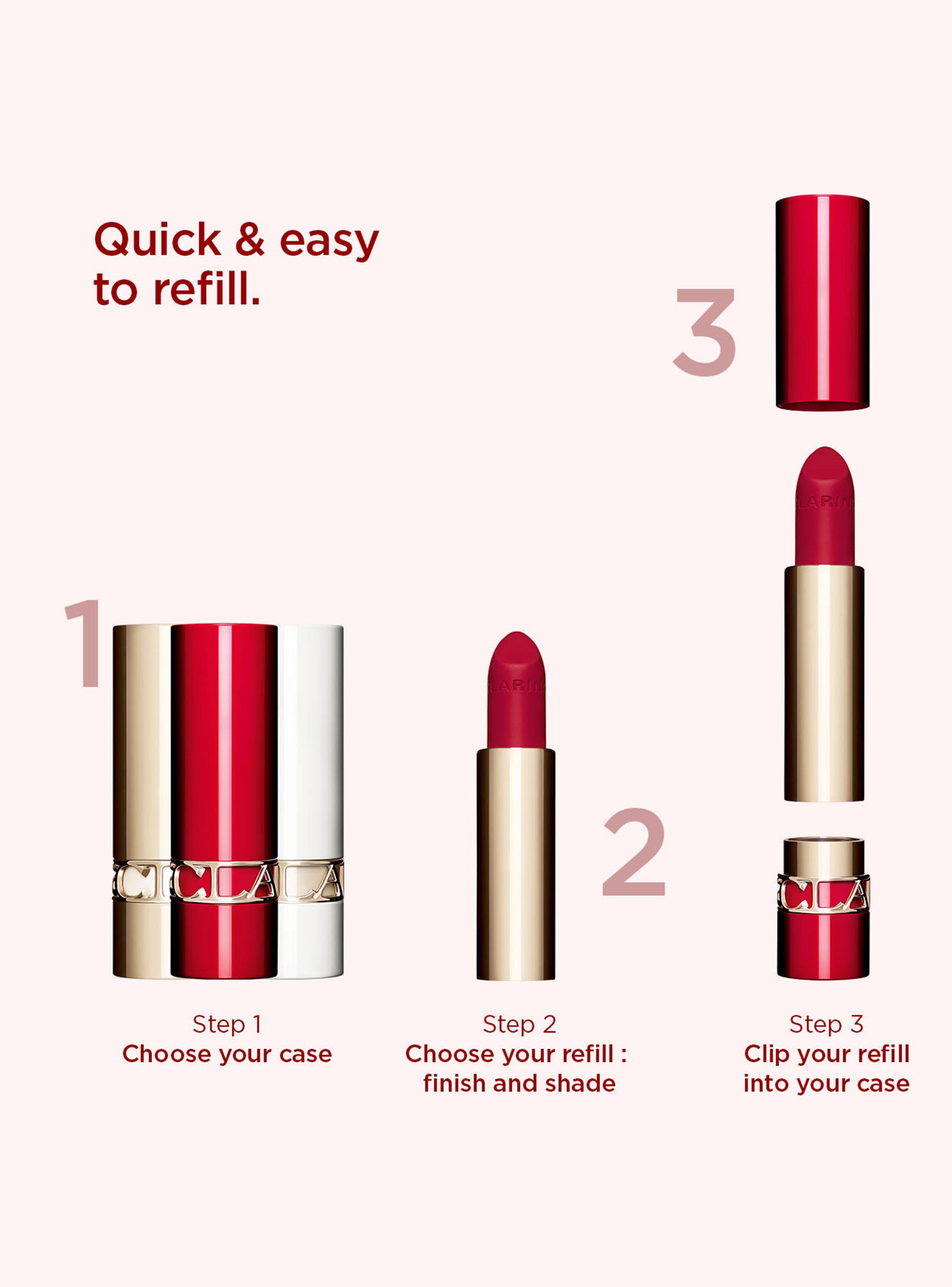 Labial Joli Rouge Velvet 791V Deep Fuchsia 3.5g-2