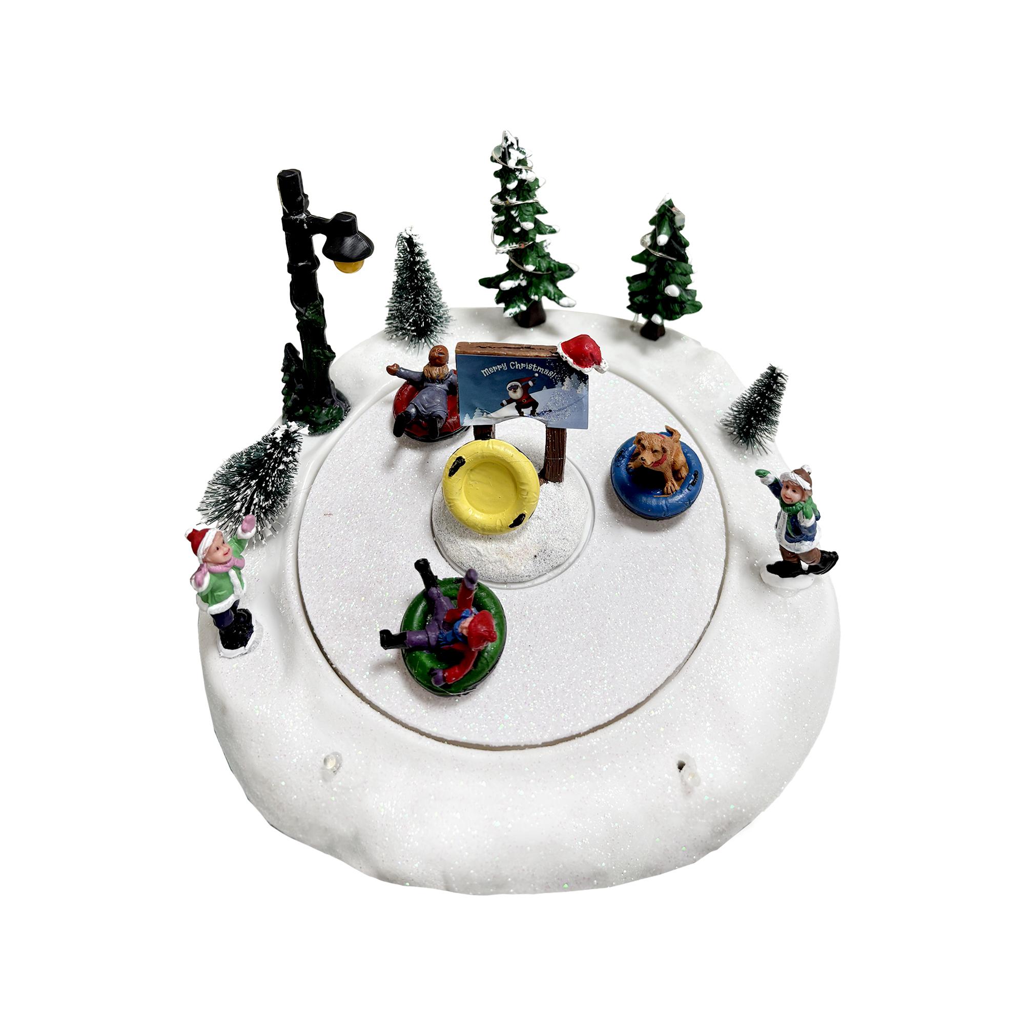 Villa con Nieve Navidad-2