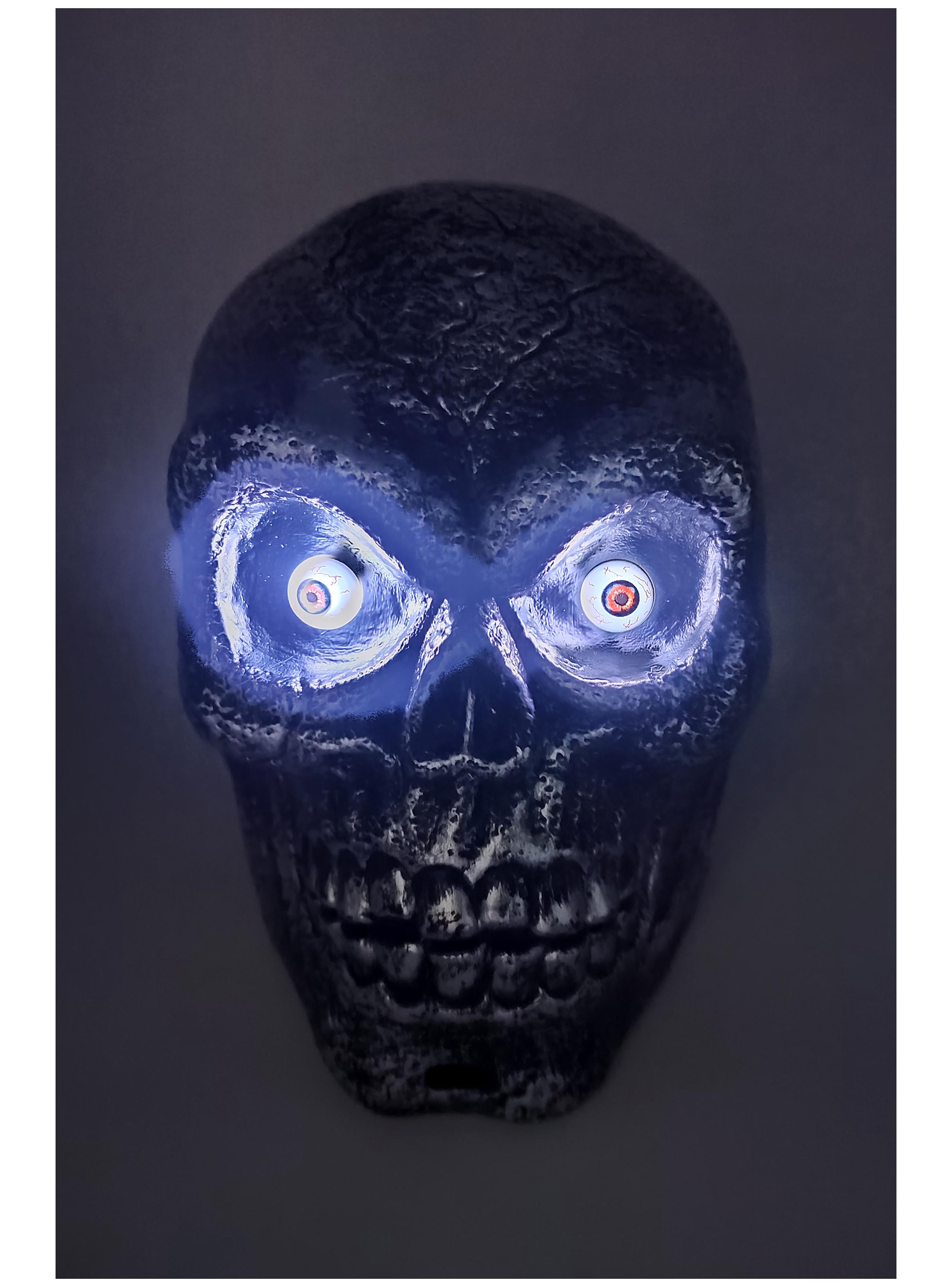 Adorno Calavera Tenebrosa Luz Halloween-5