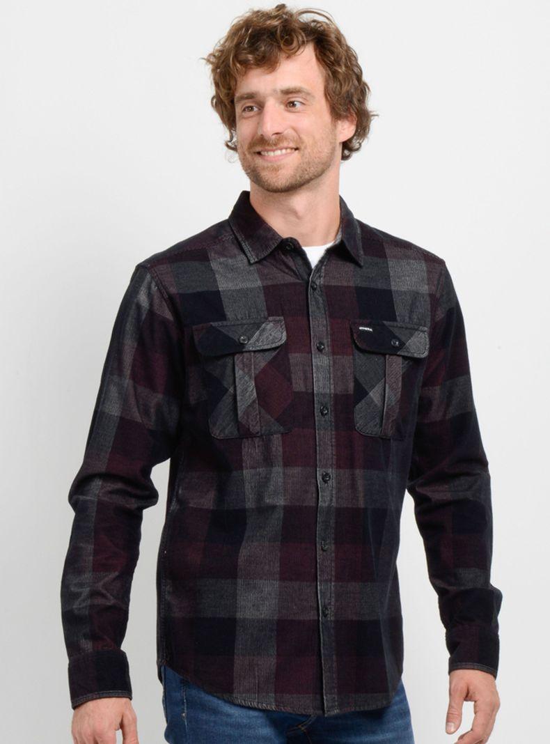 Camisa Casual Full Print Rombo-2