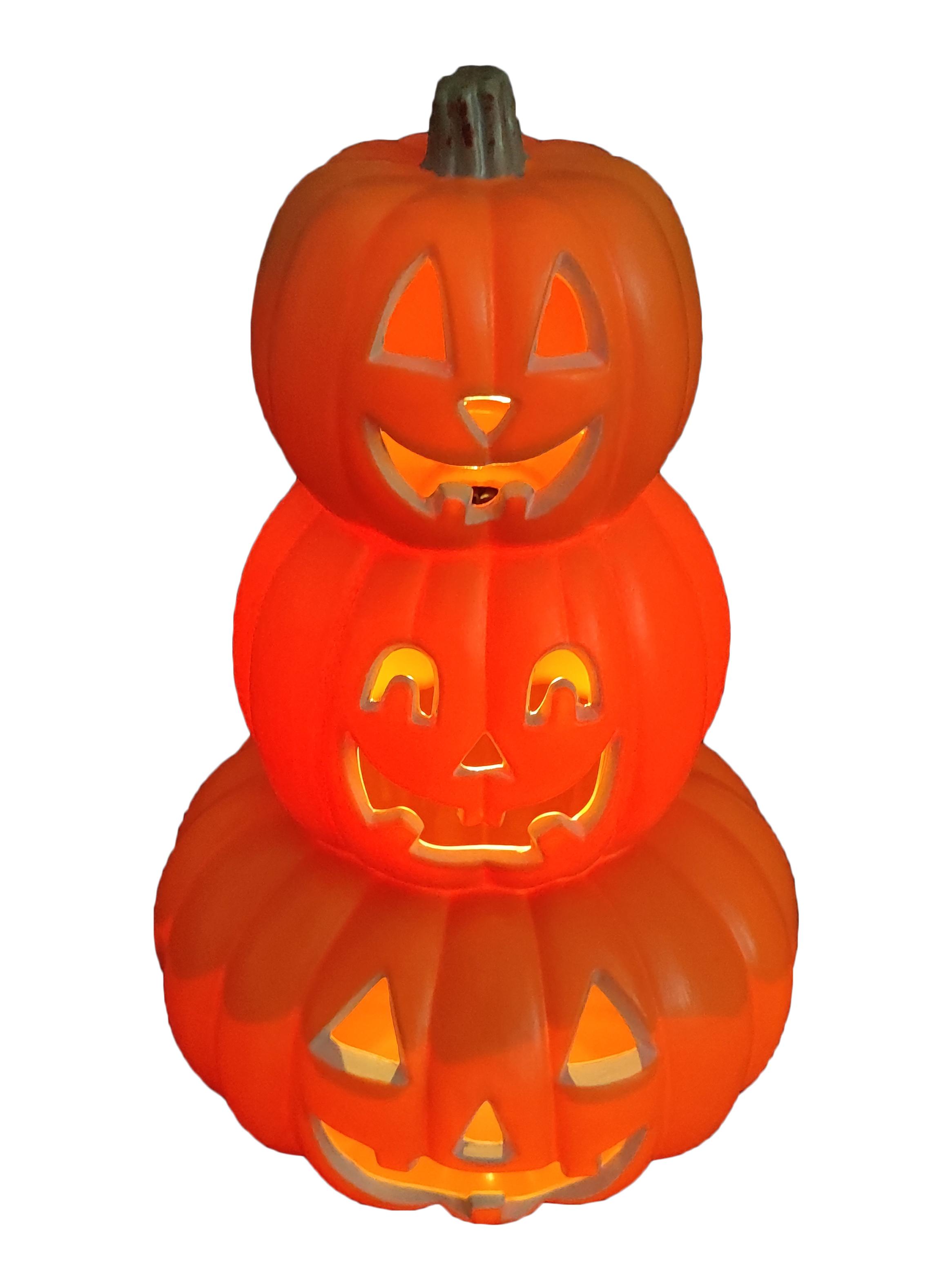 Calabaza Halloween Triple 35 cm-5