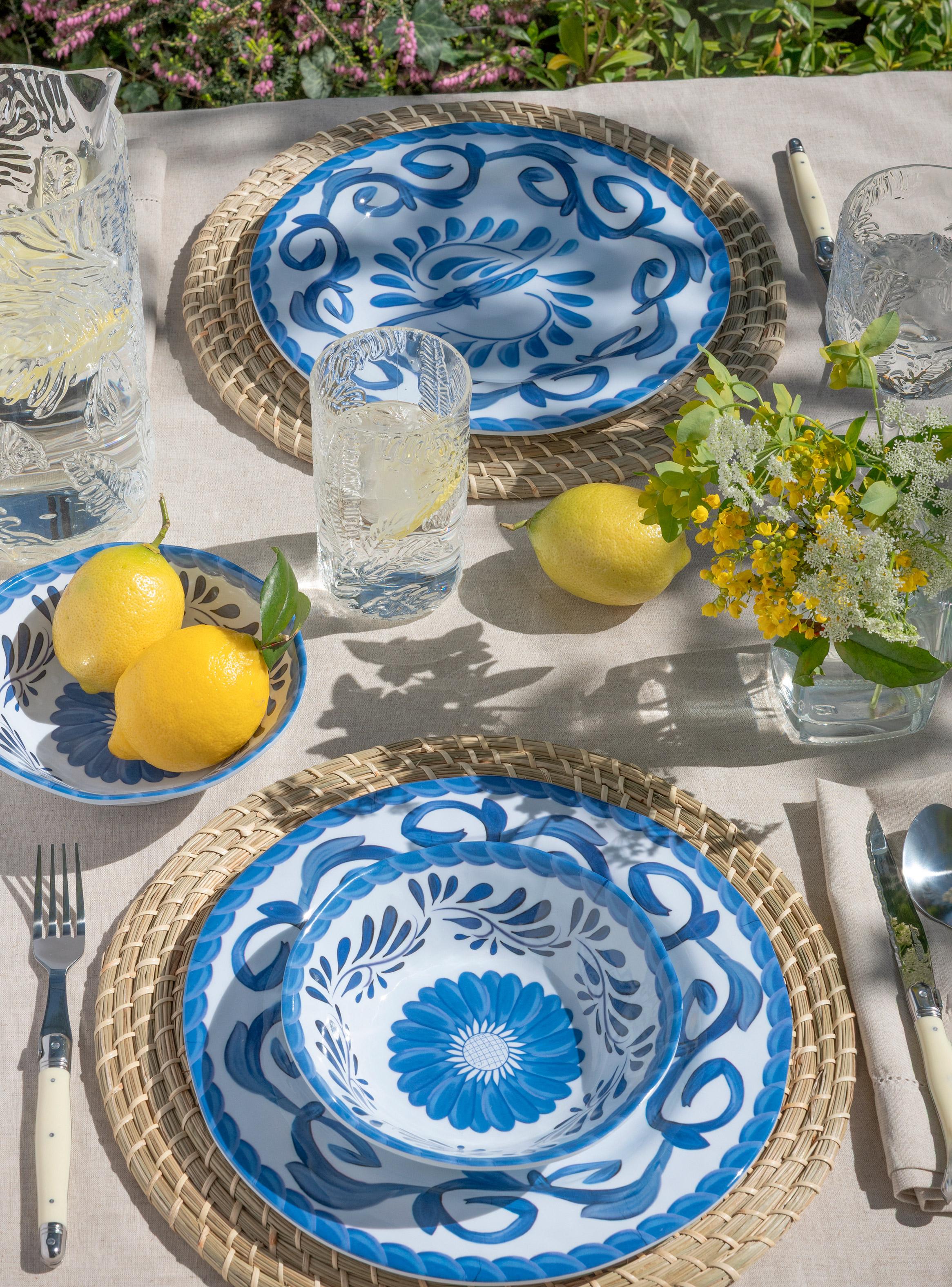 Set de 4 Platos Melamina Amalfi 27 cm-3