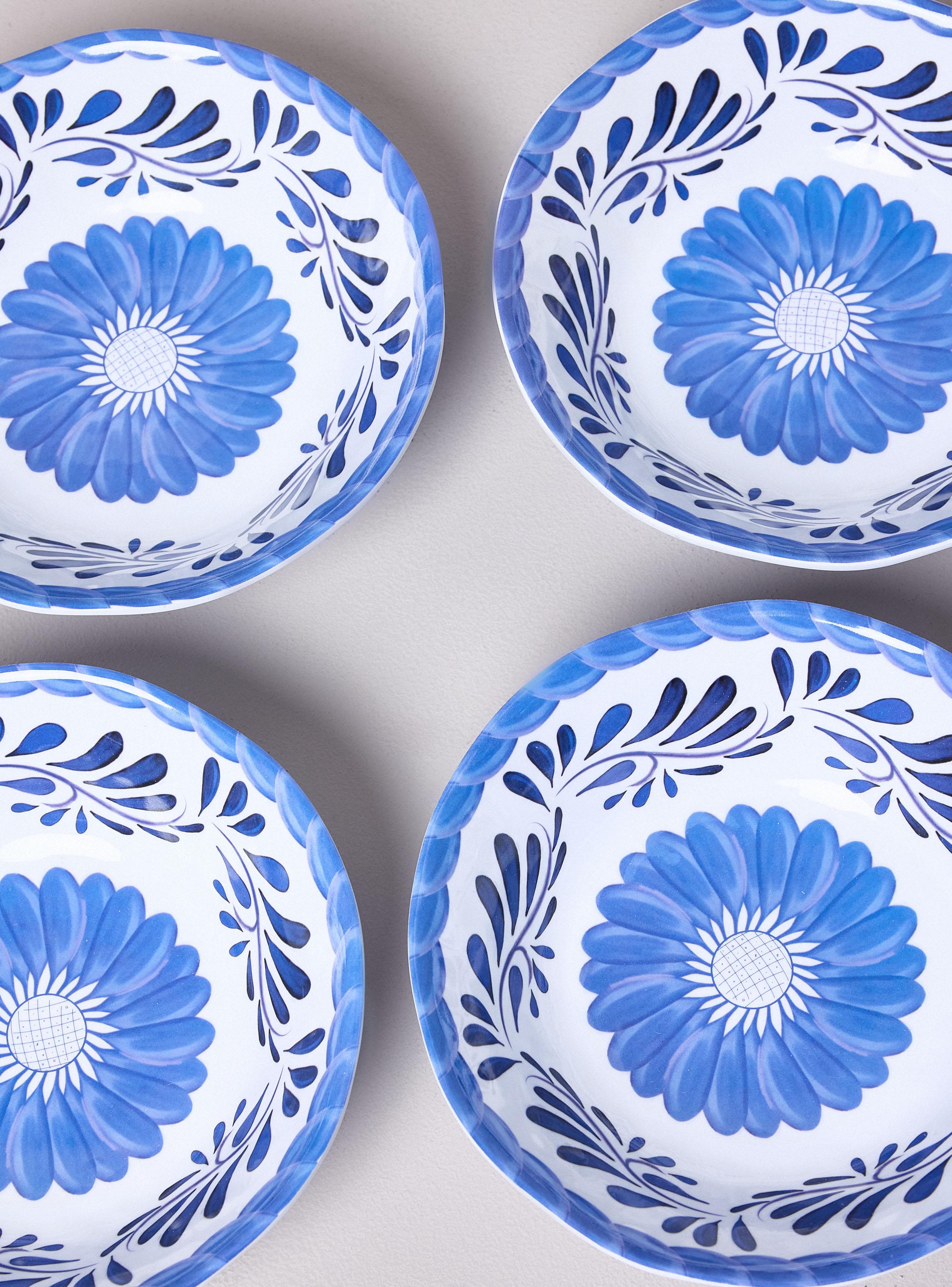 Set 4 Platos Sopa 17.8 cm Melamina Amalfi-2