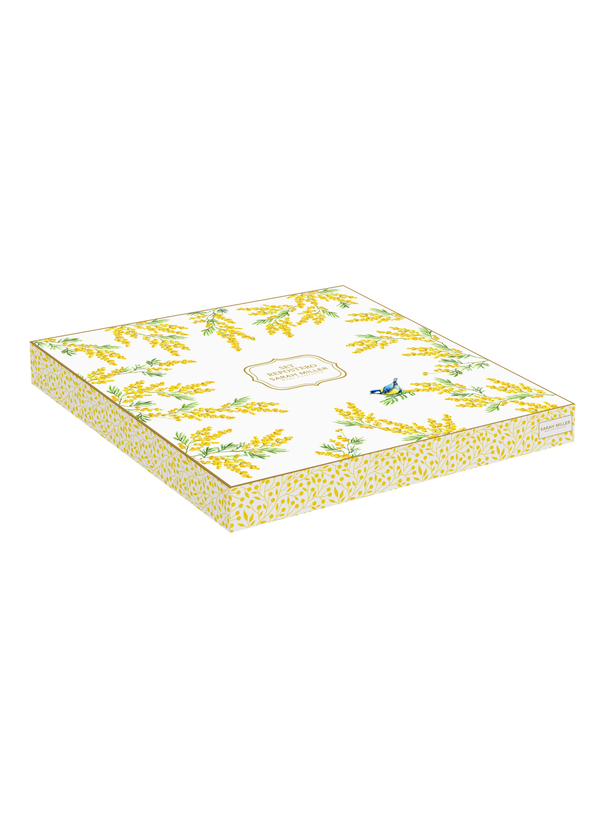 Set Plato de Torta 30 cm +  Paleta Mimosa-4