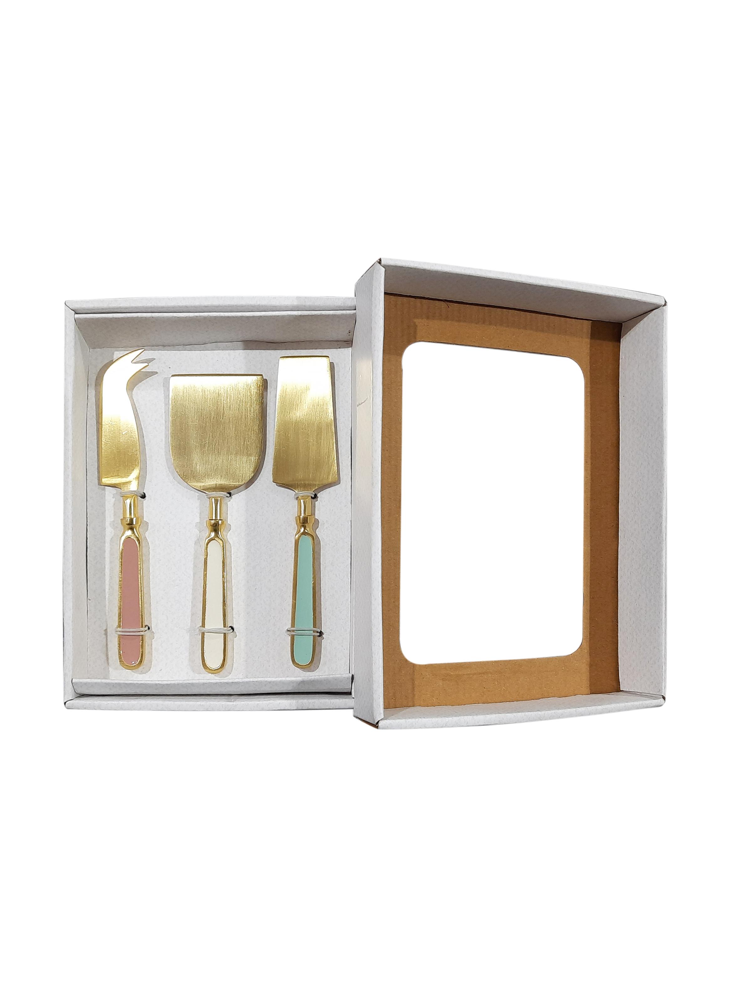 Set de 3 Cuchillos Queso Color-2