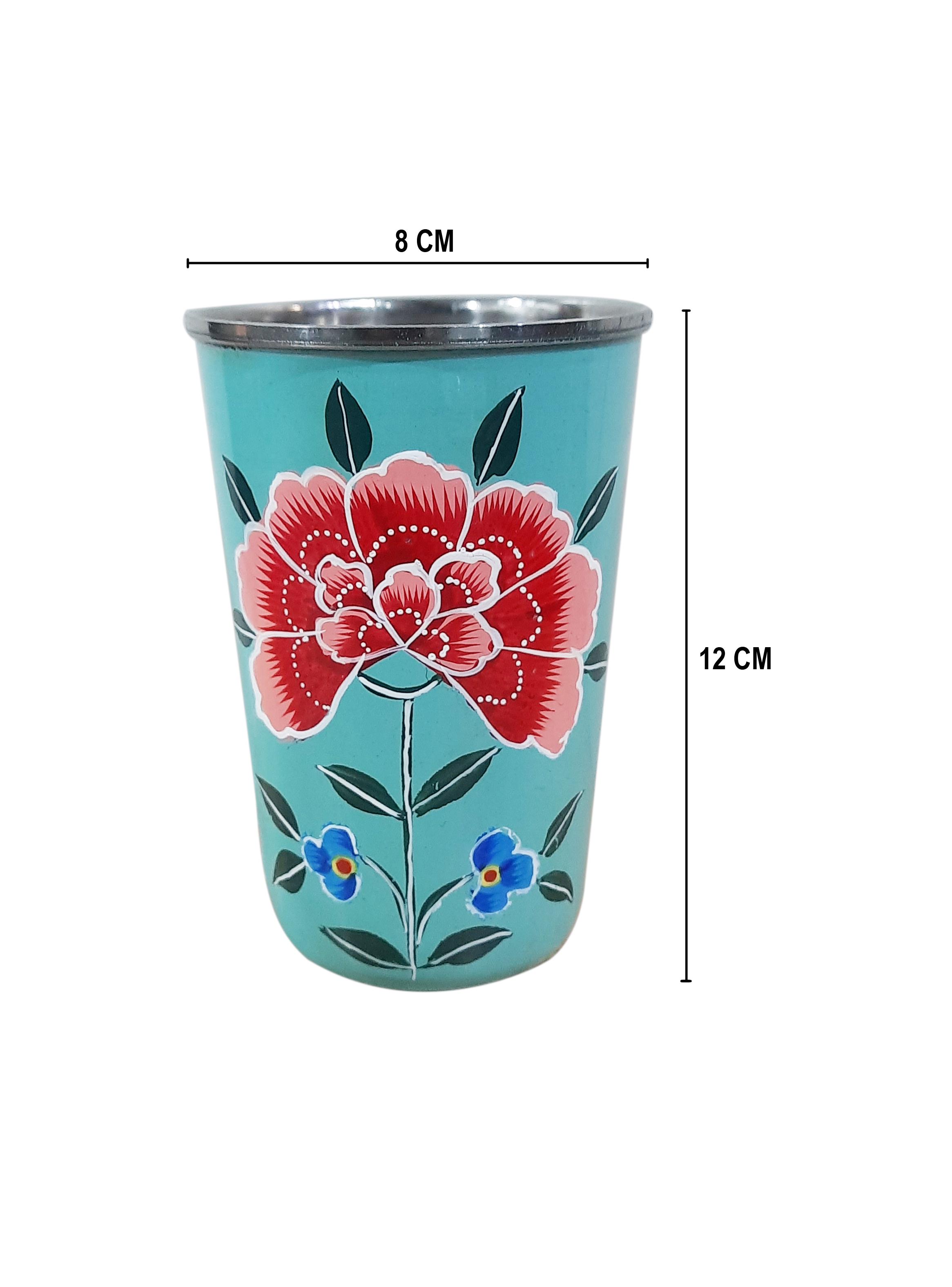 Tumbler Enlozado Pintado A Mano 400 ml-3