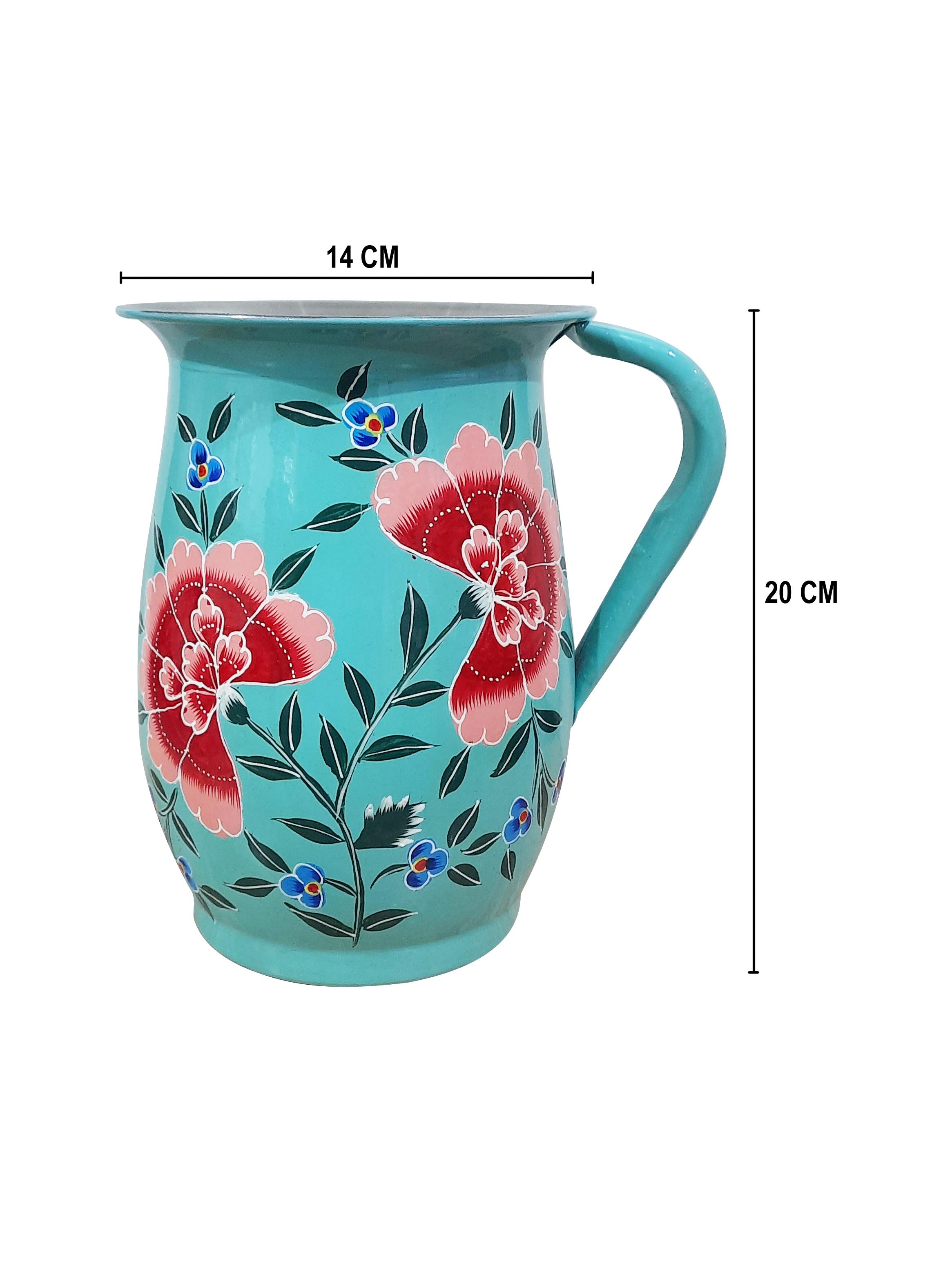 Jarro Enlozado Pintado A Mano 2 lt-3