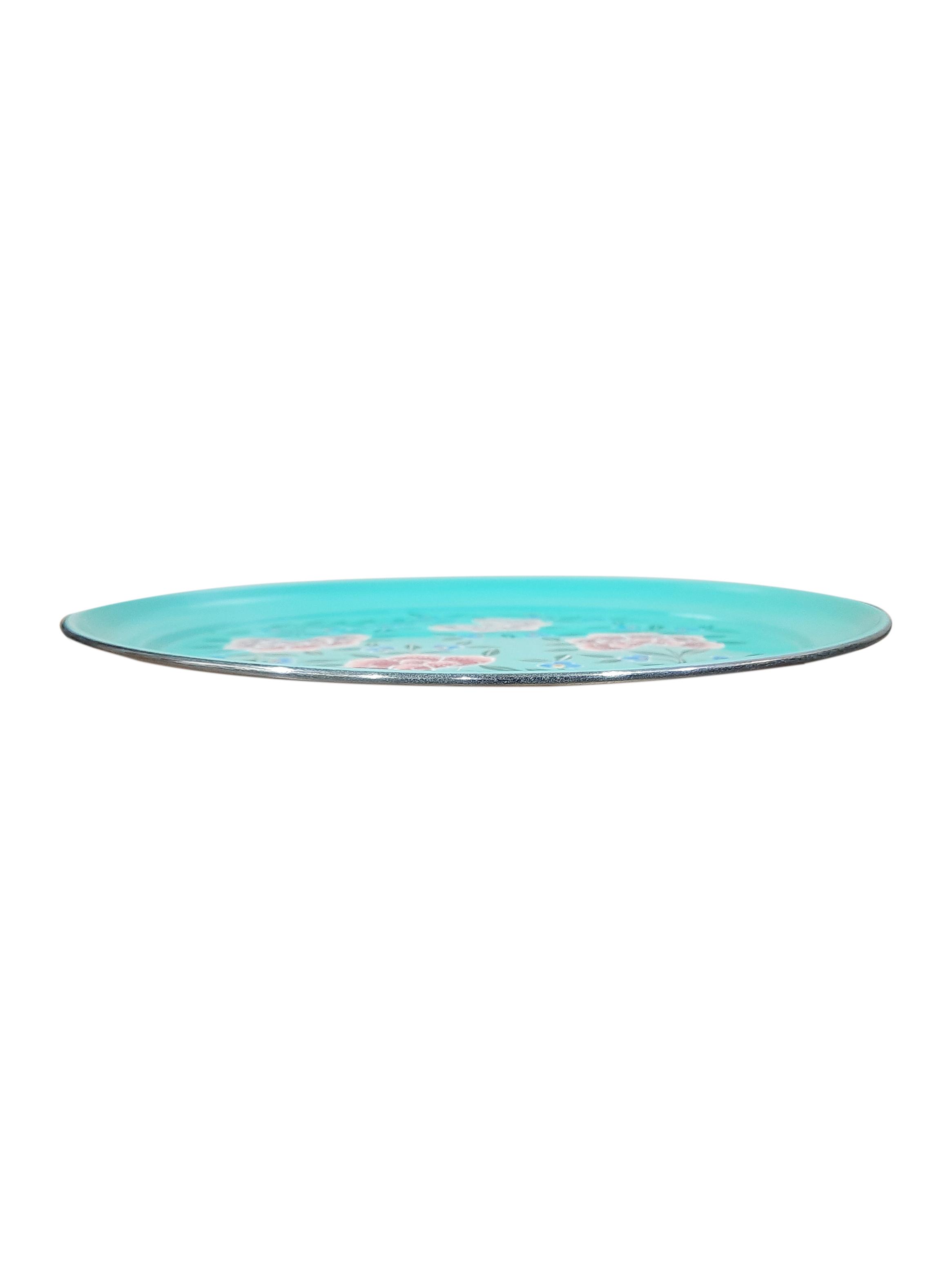 Bandeja Enlozado Pintada A Mano 30 cm-2