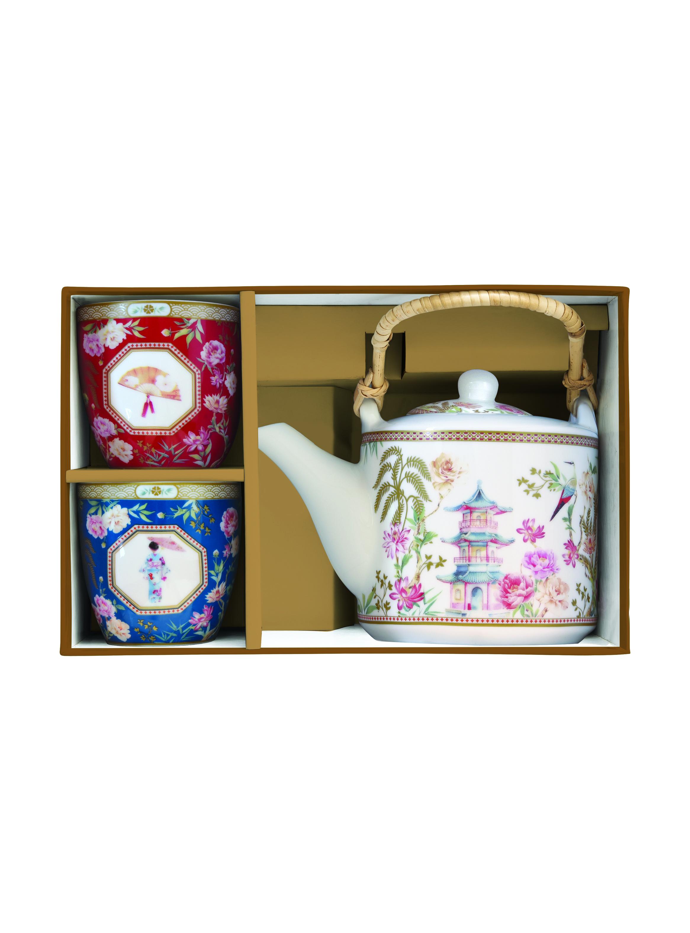 Set Tetera + 2 Tazas Oriental-4
