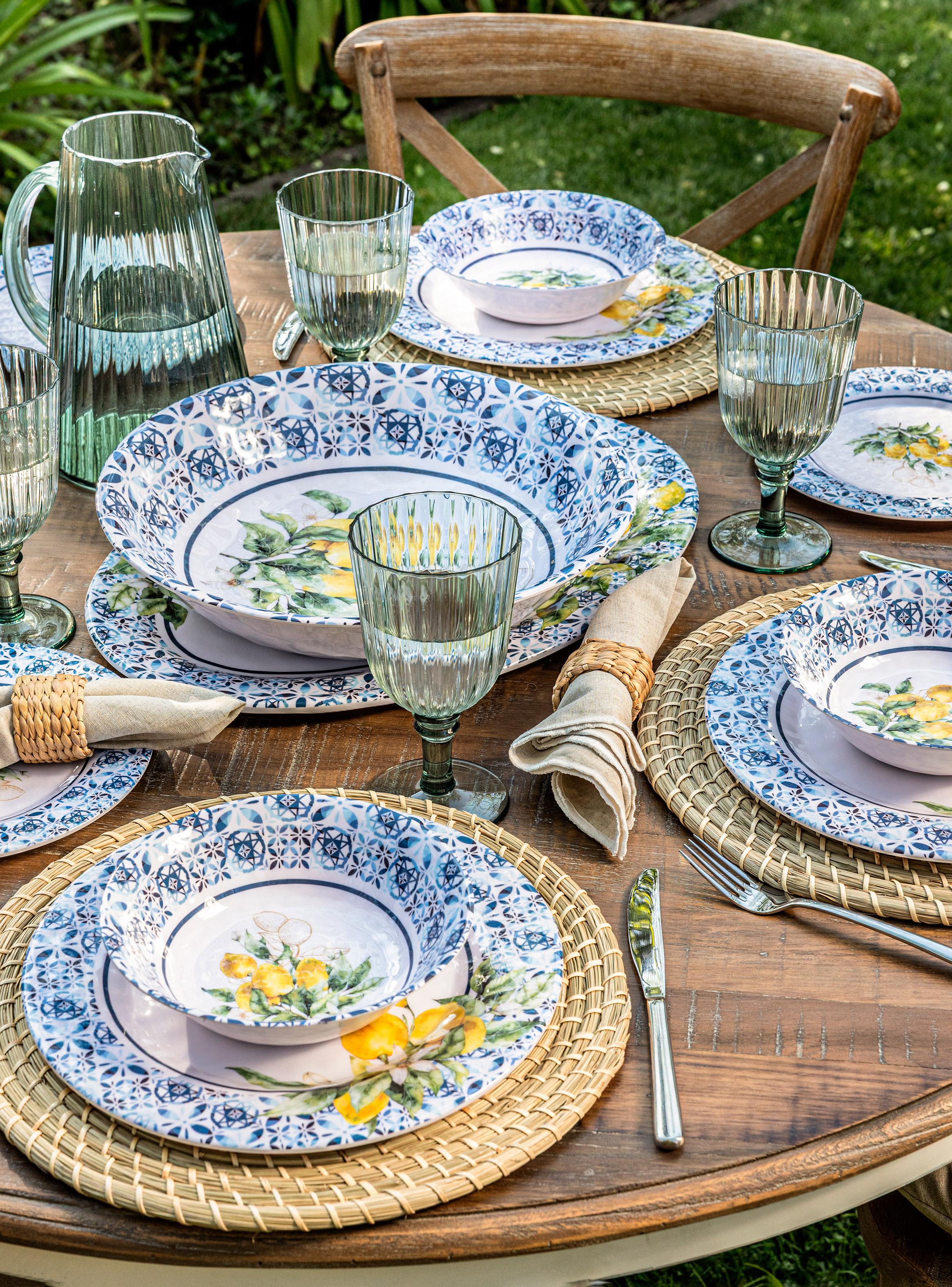 Set de 4 Bowls Melamina Limones 19 cm-3