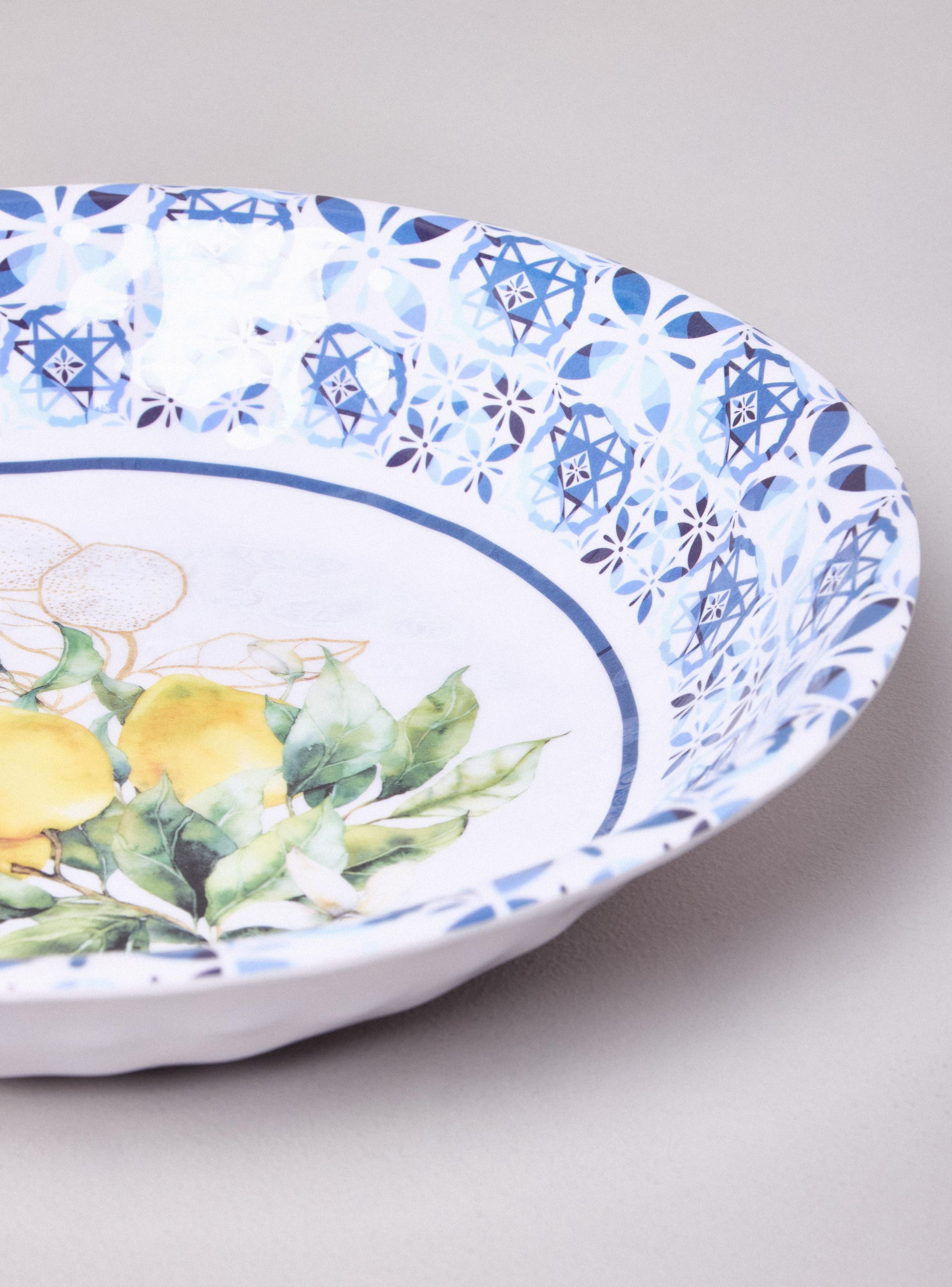 Bowl Ensaladera 35 cm Melamina Limones-2