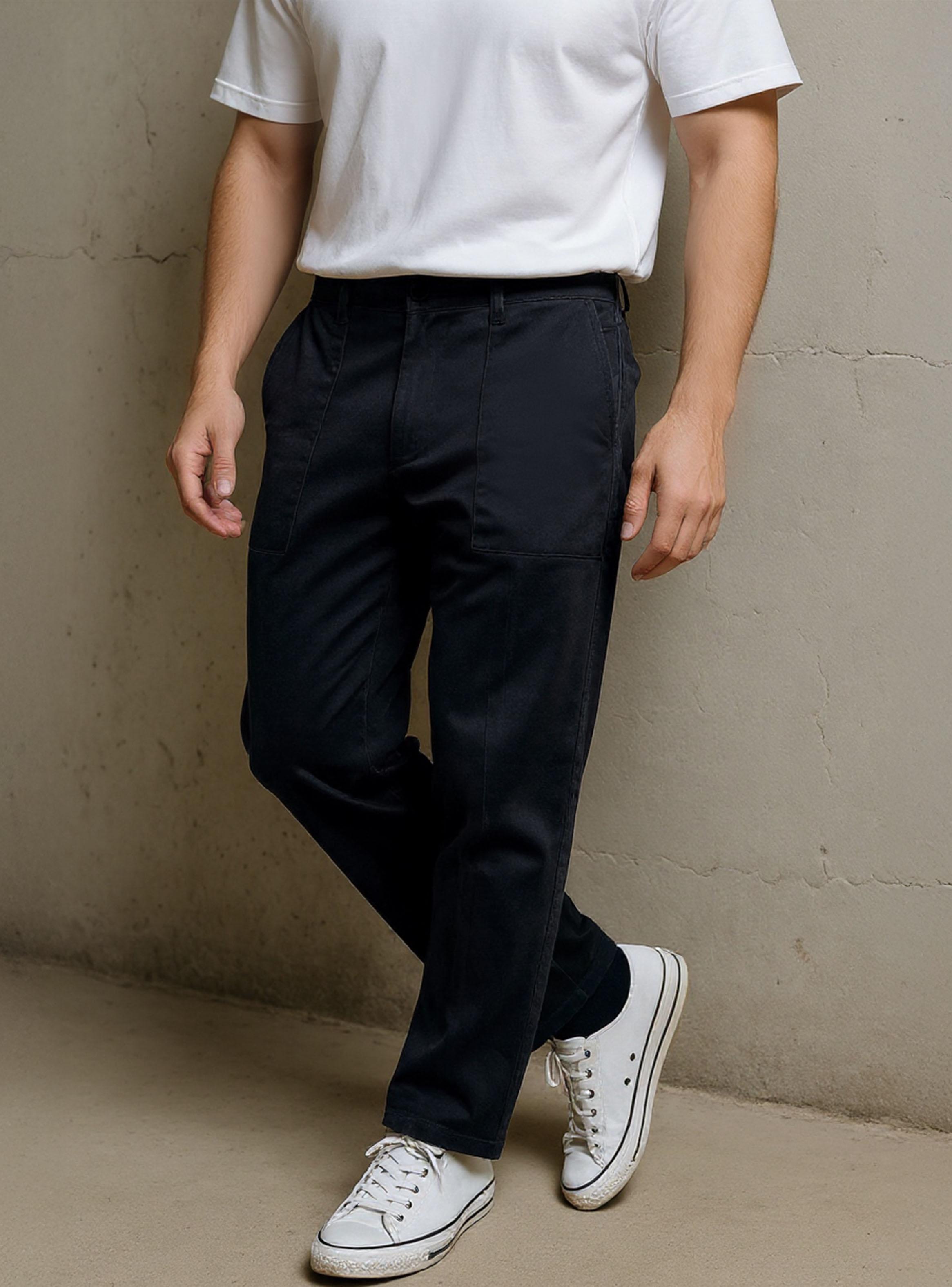 Pantalón Recto Straight Patch Pocket-2