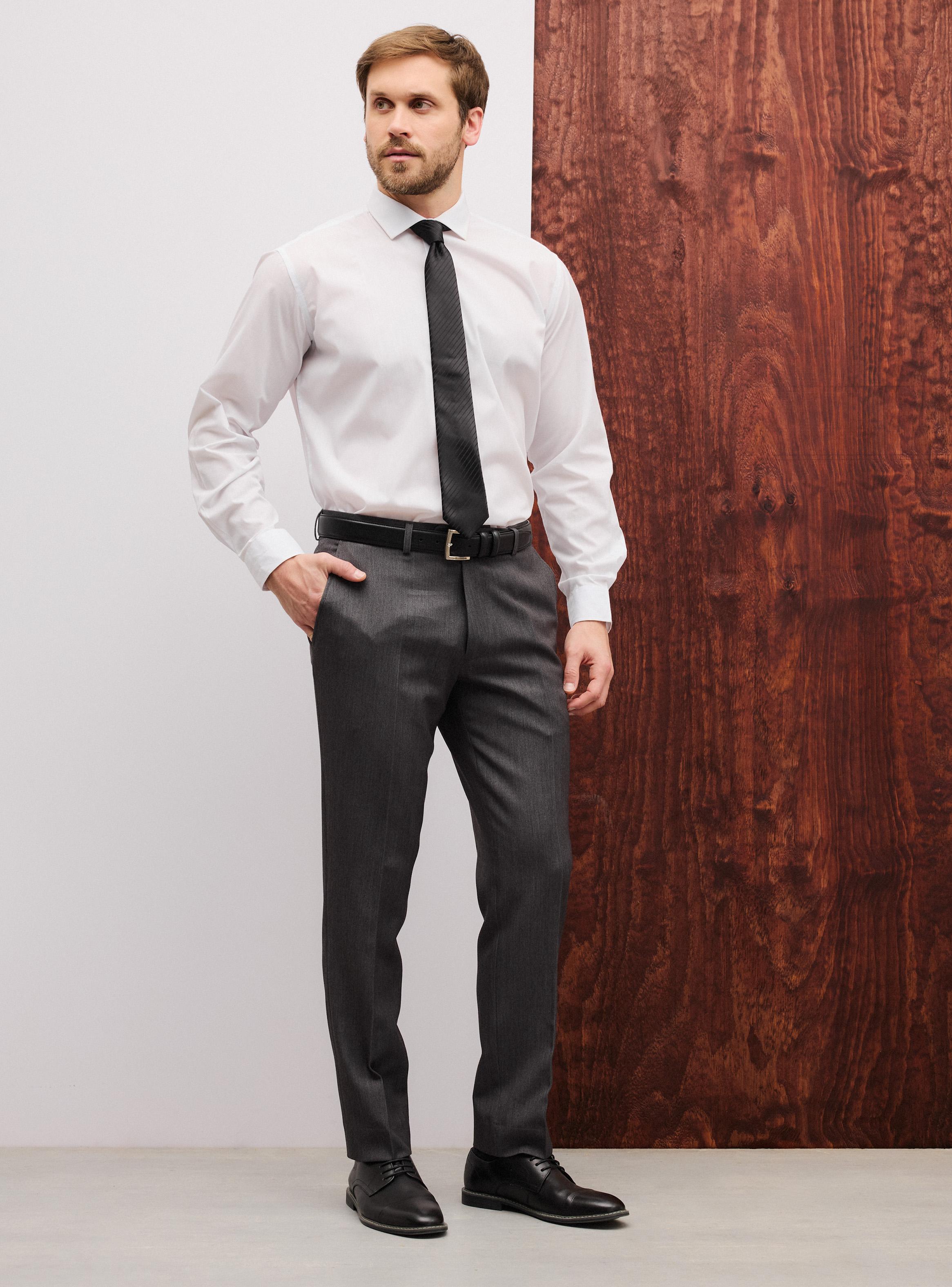 Pantalon Vestir Slim Fit Liso Color-4
