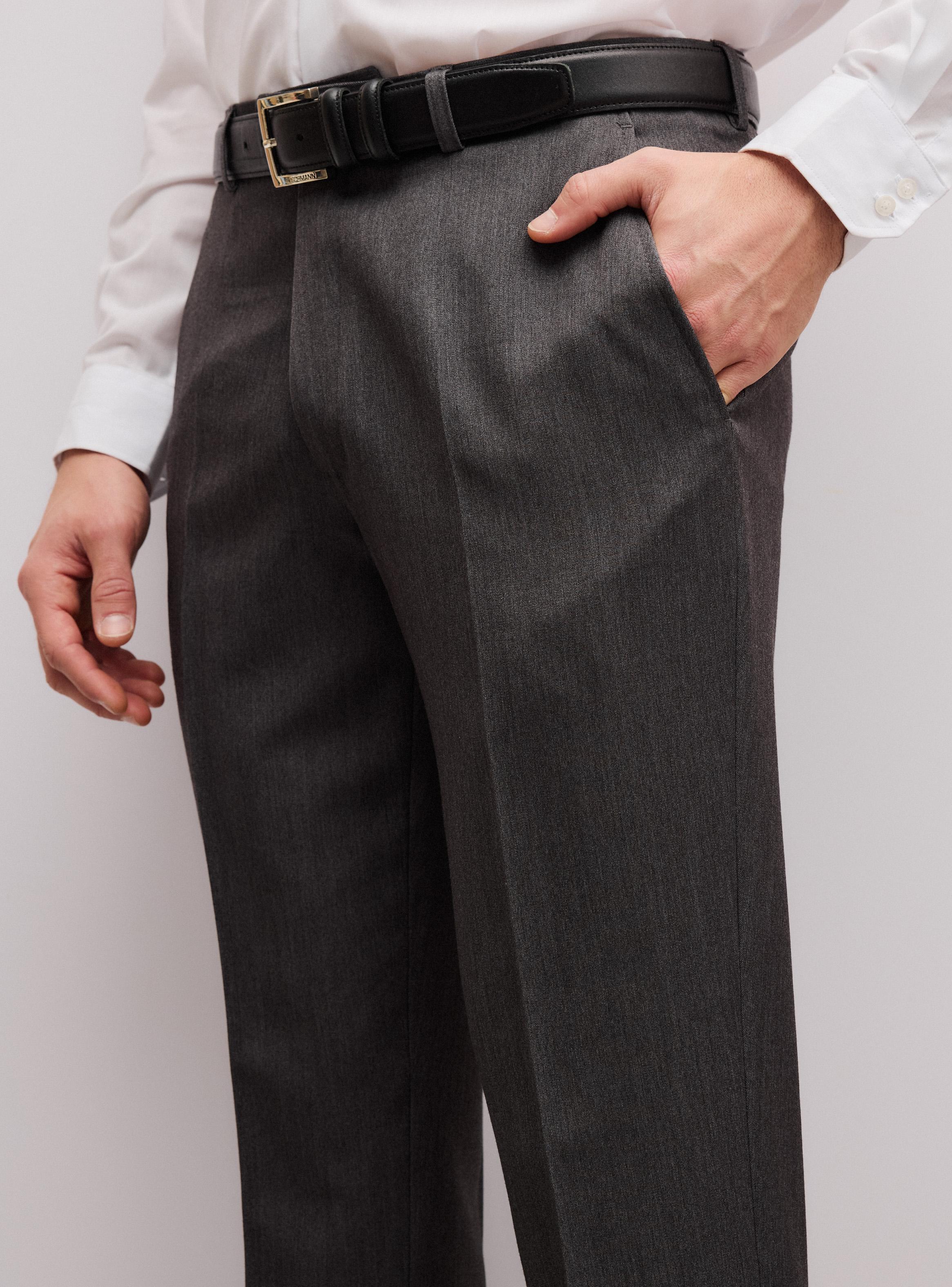 Pantalon Vestir Slim Fit Liso Color-2