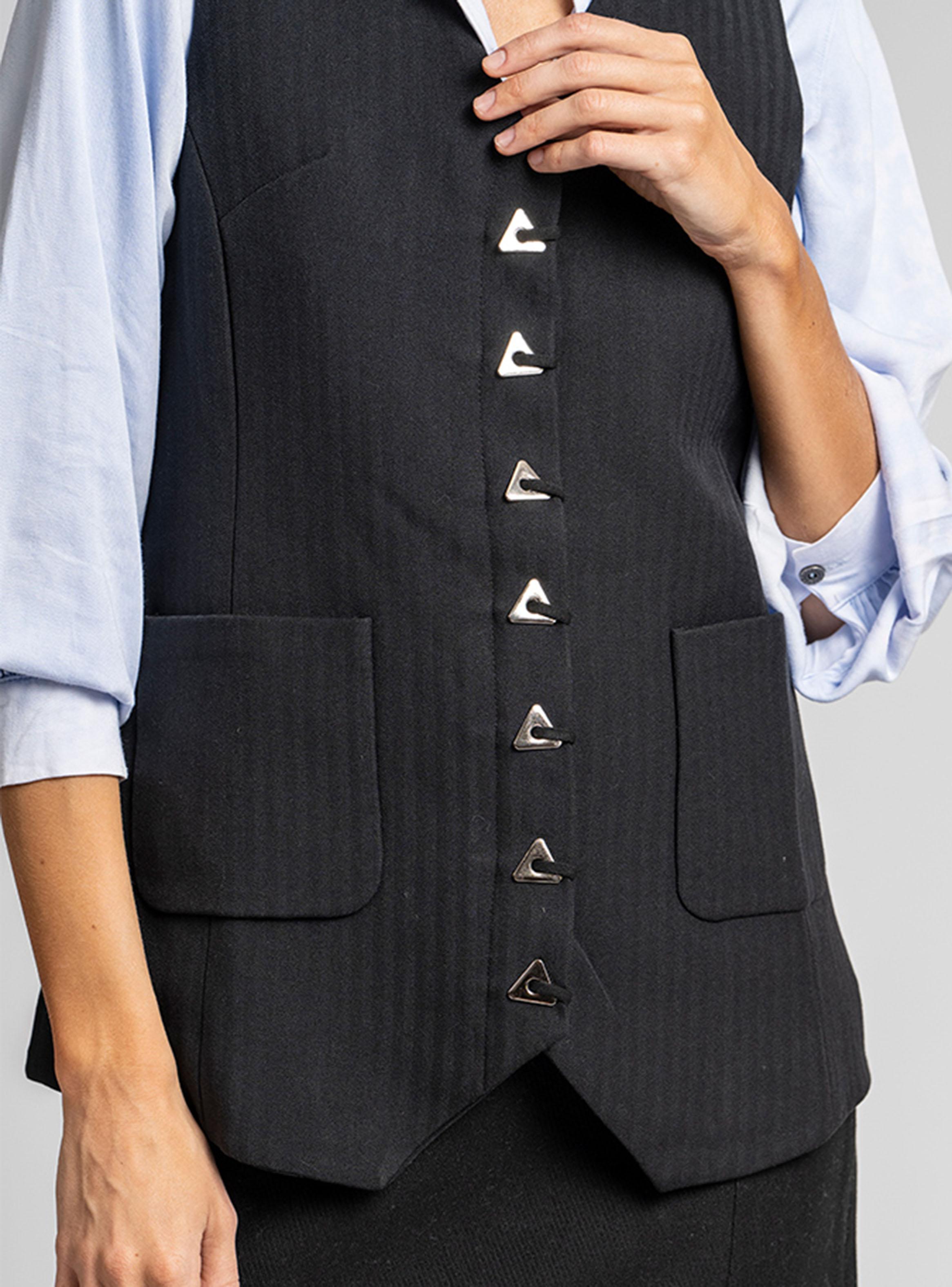 Vest Manhattan Negro-3