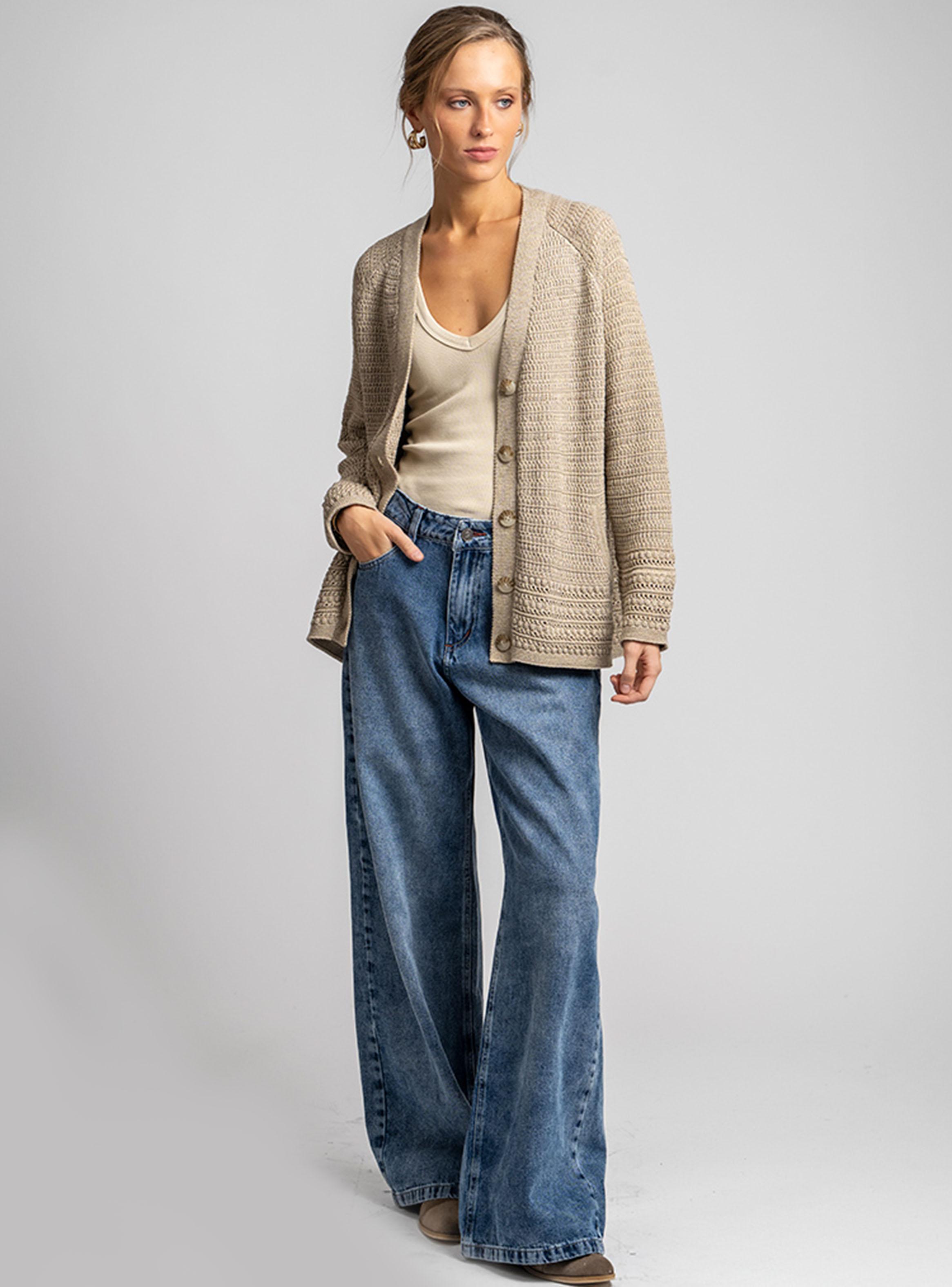 Chaleco Cascas Beige-3