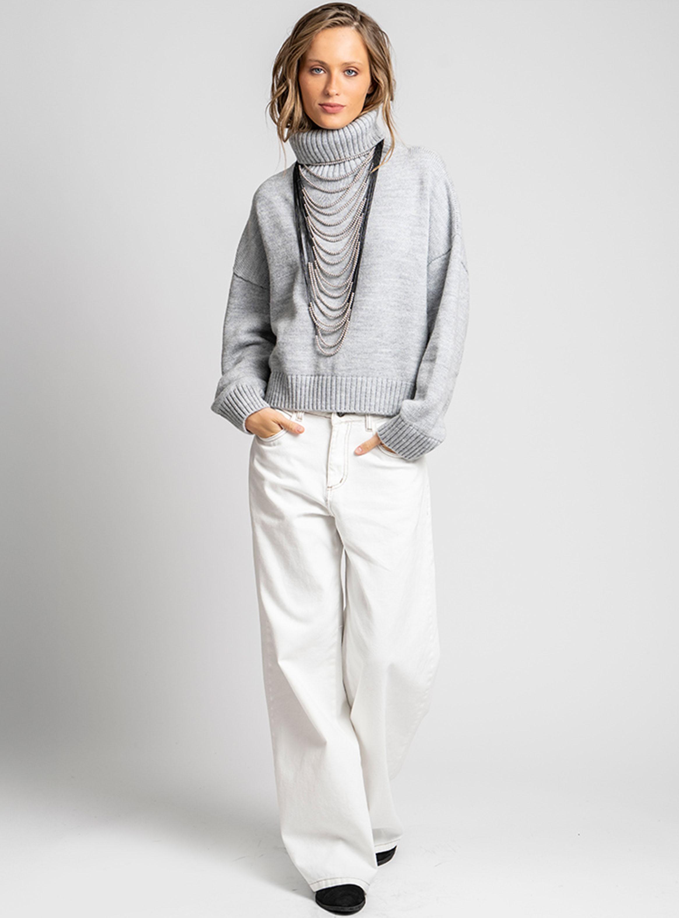 Chaleco Lamas Gris Claro-3