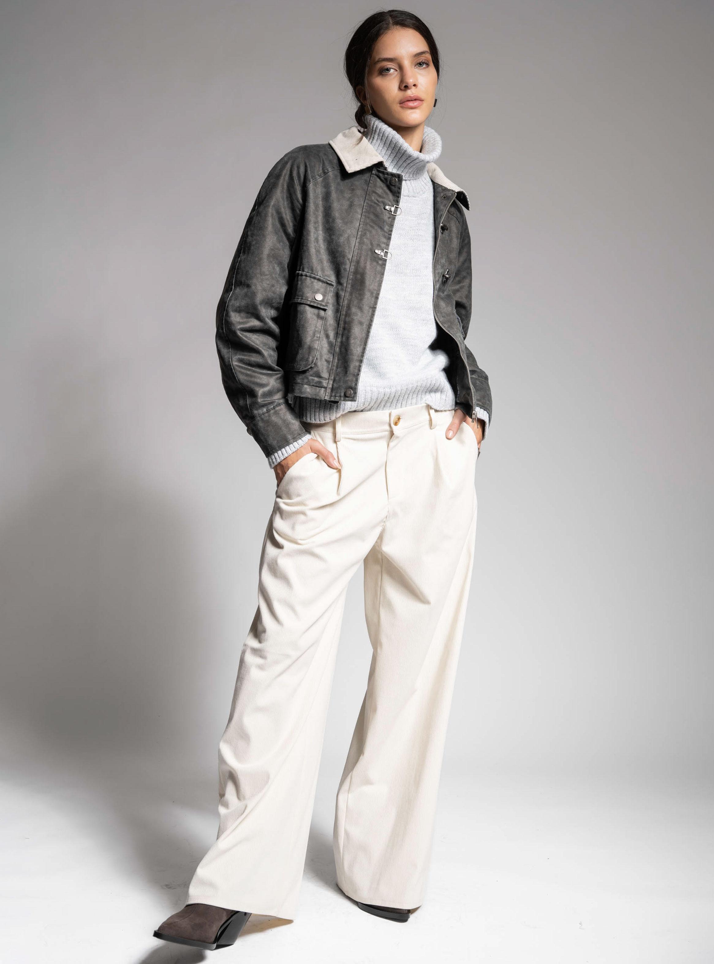 Chaleco Lamas Gris Claro-5