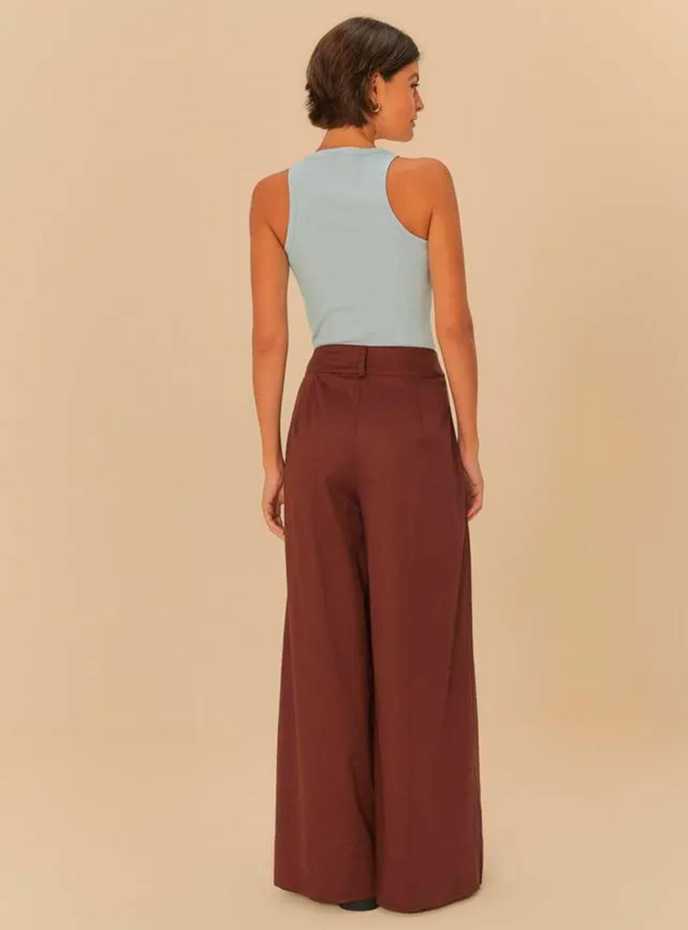 Pantalón con Plisado Delantero-3