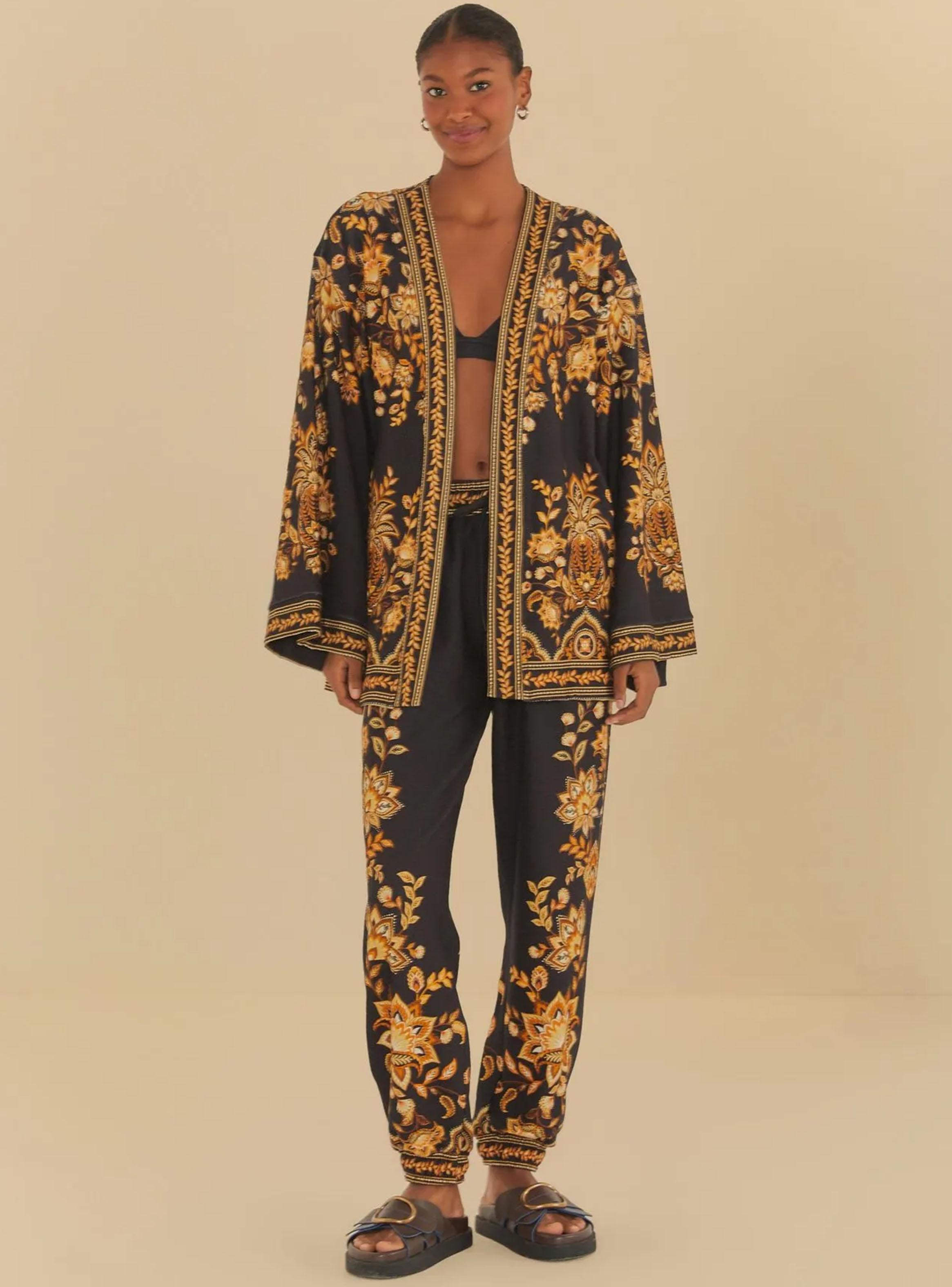 Kimono Estampado Floral-2