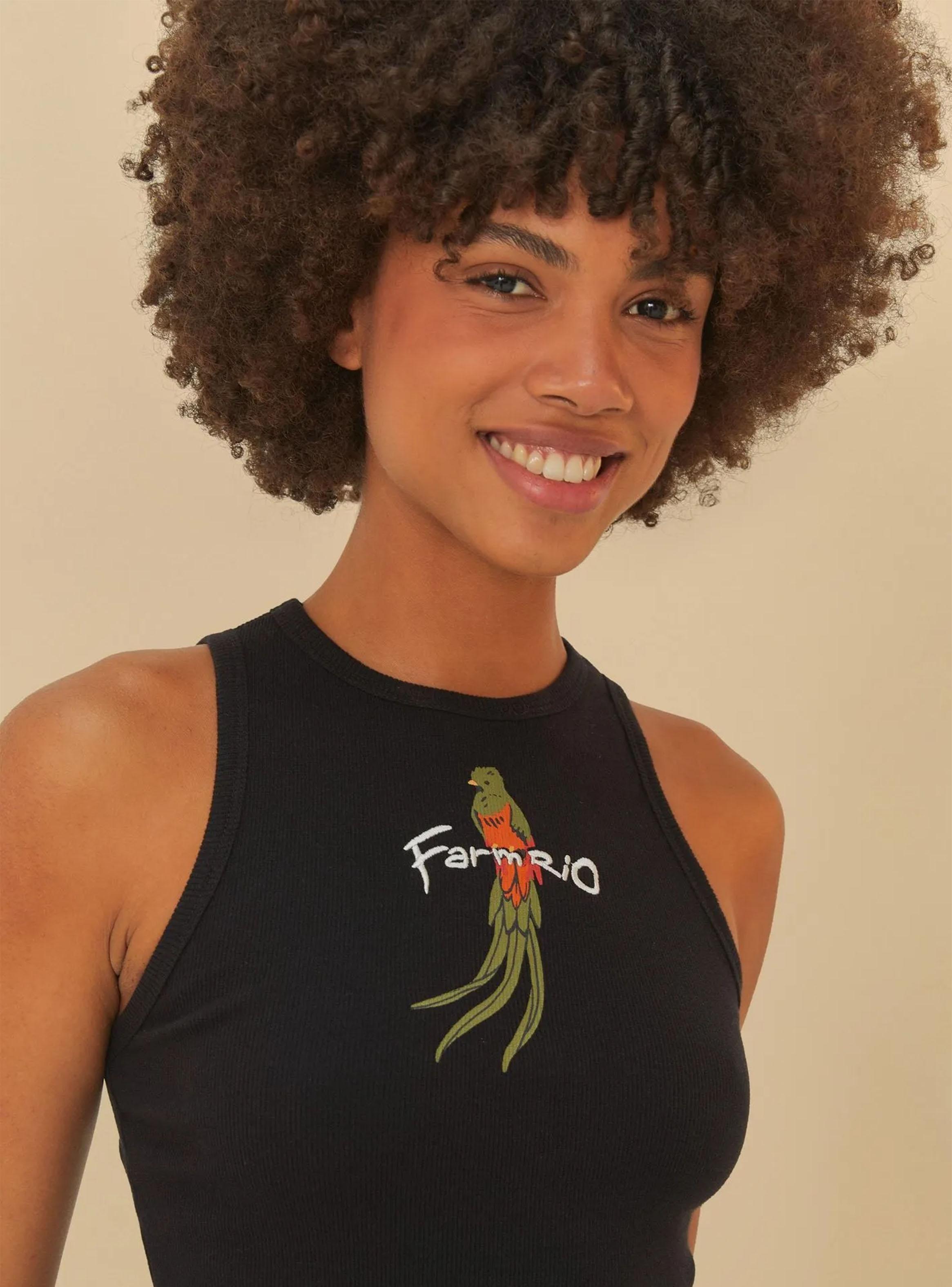 Polera con Estampado Pájaro-2