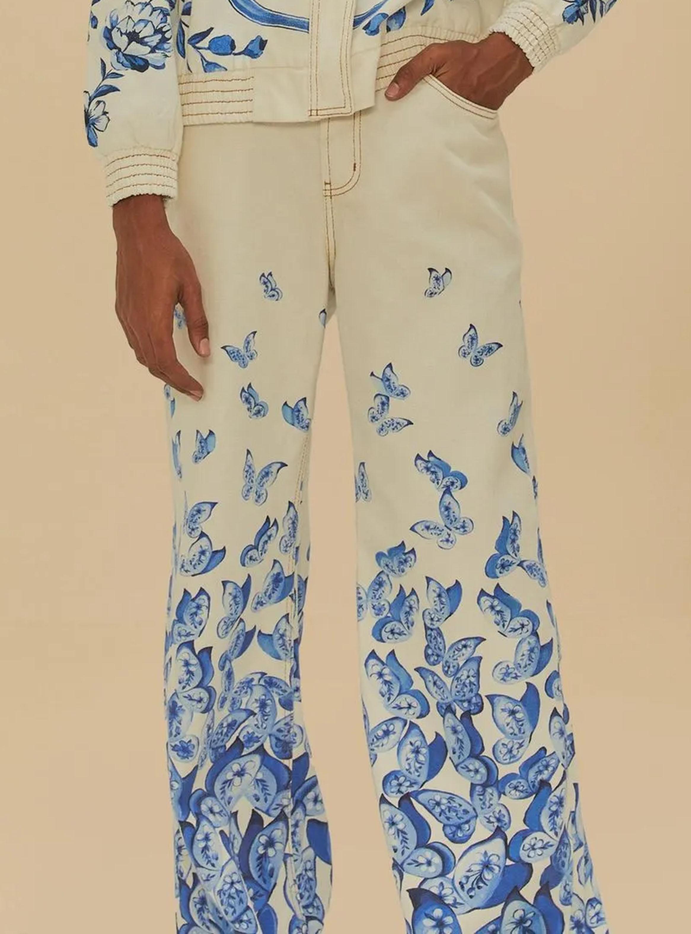 Pantalón Estampado Mariposas-2