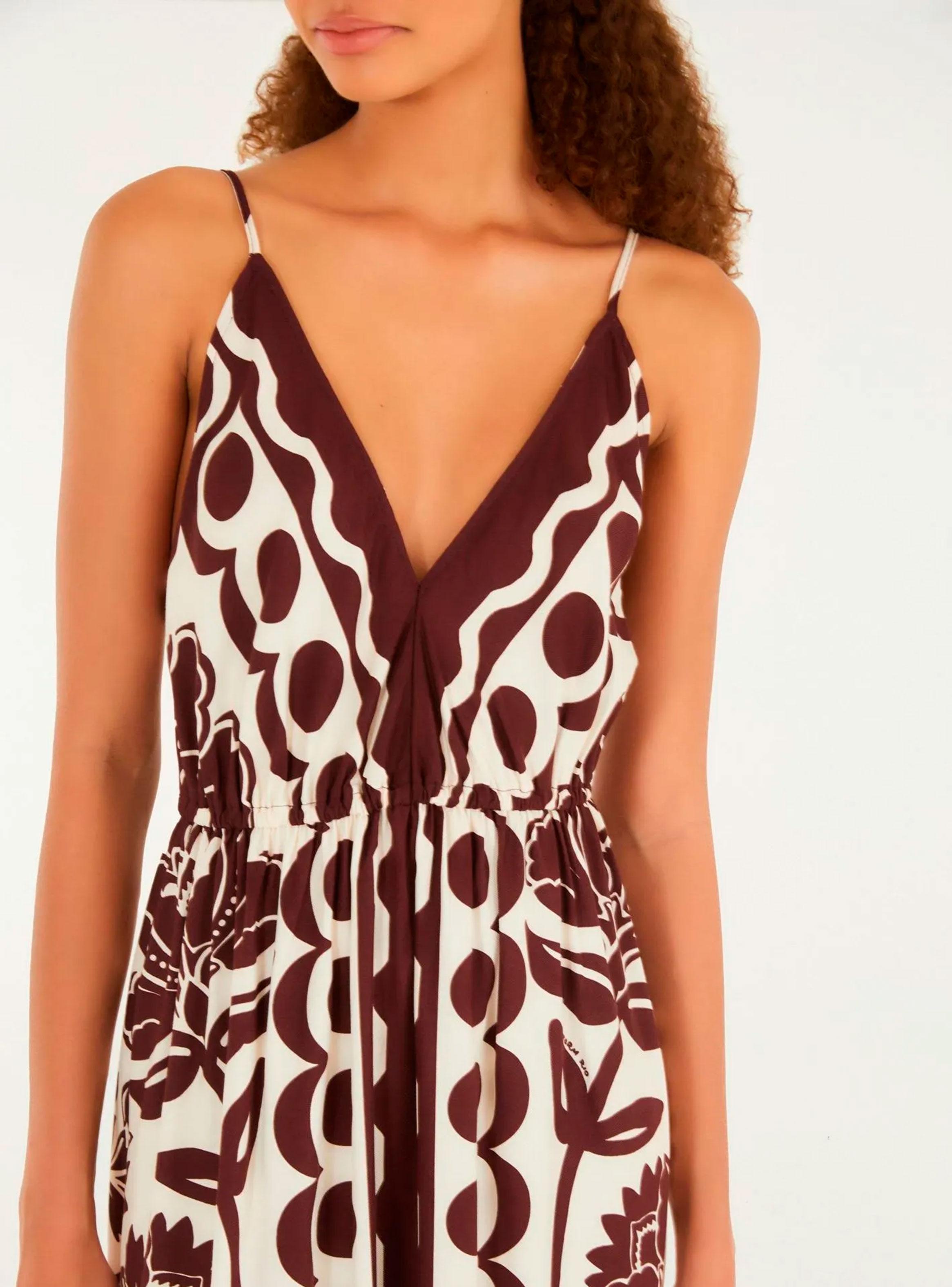 Vestido Midi Estampado Floral-3
