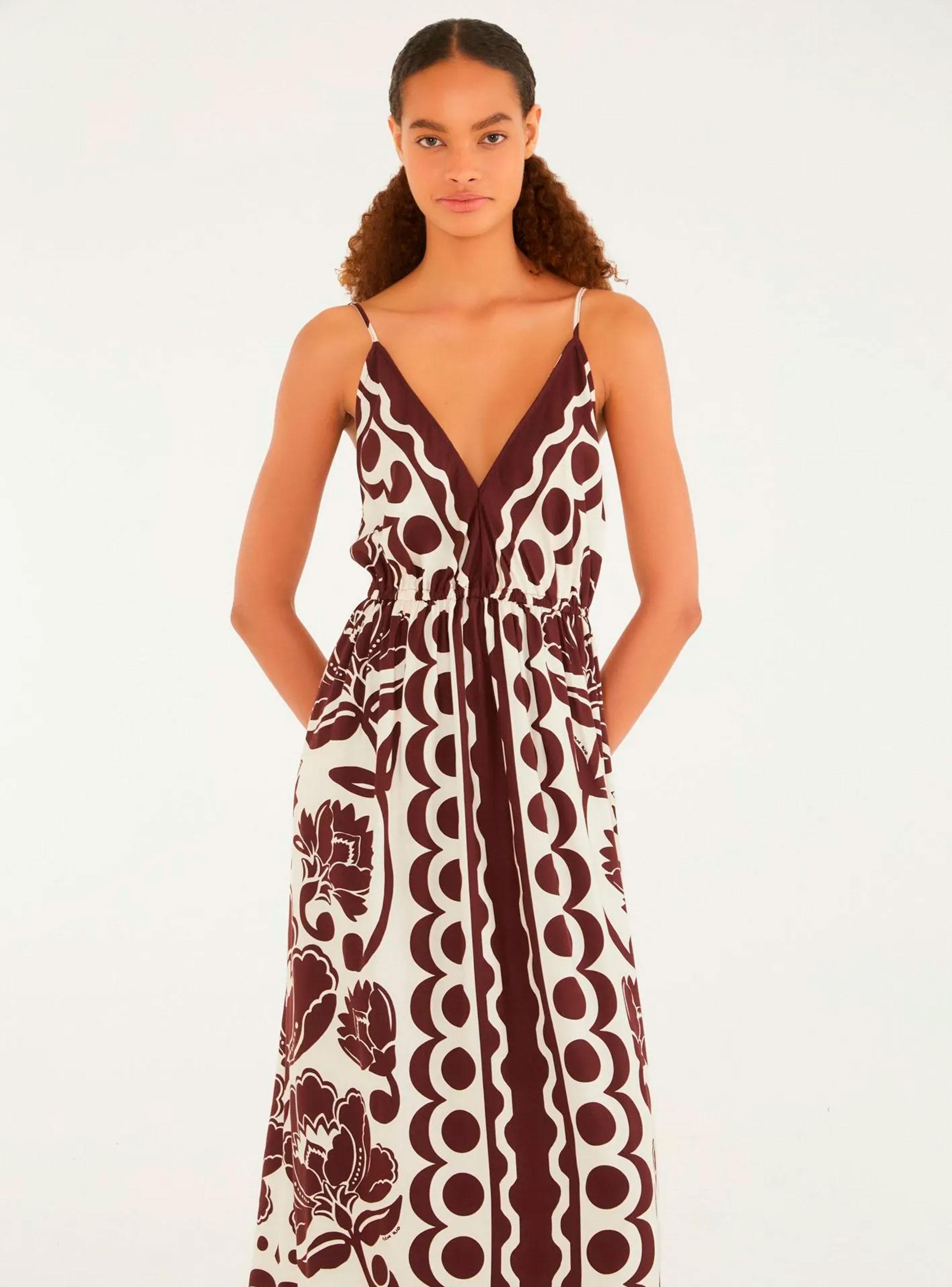 Vestido Midi Estampado Floral-2