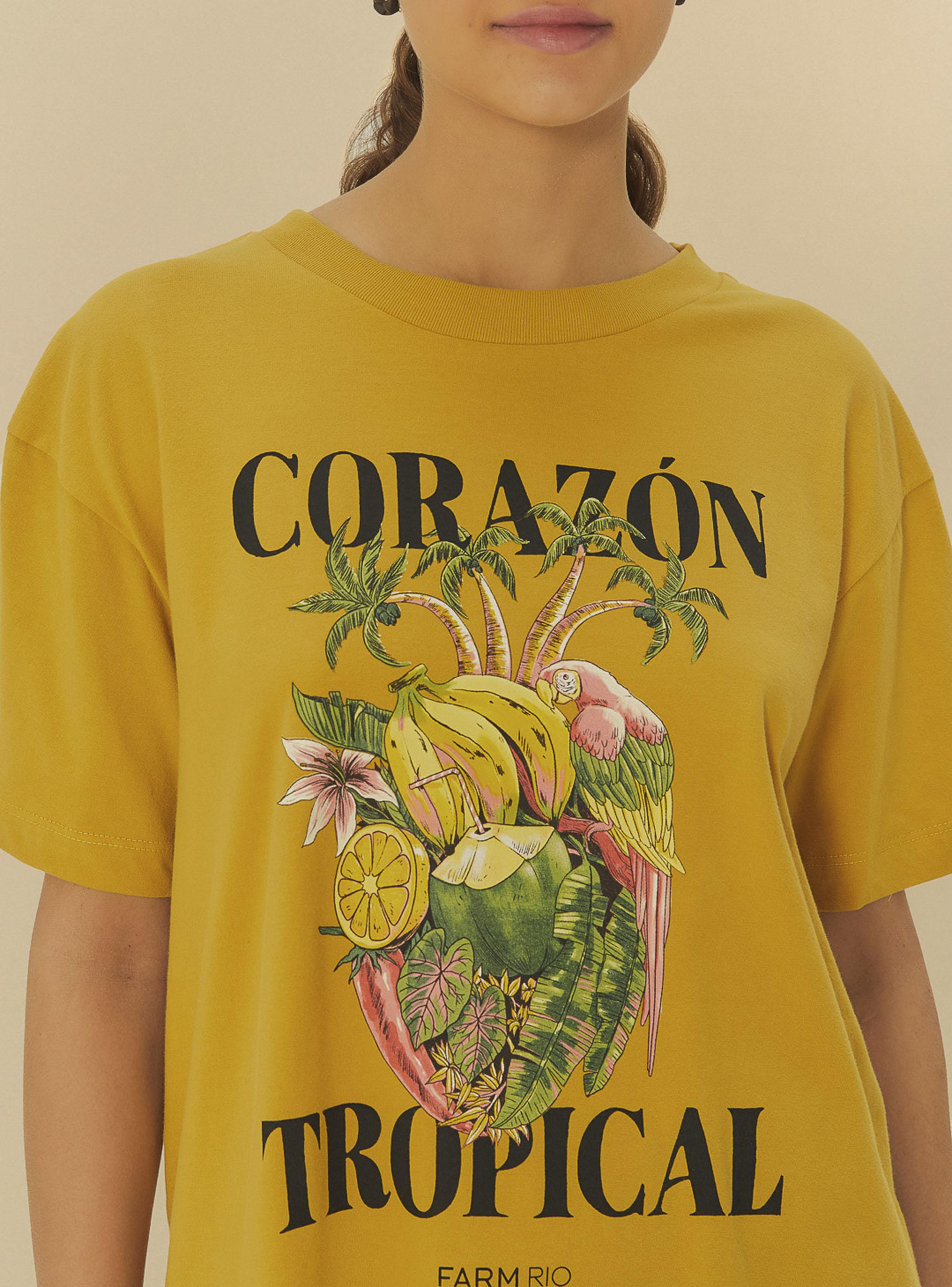 Polera Estampado Corazón Tropical-2