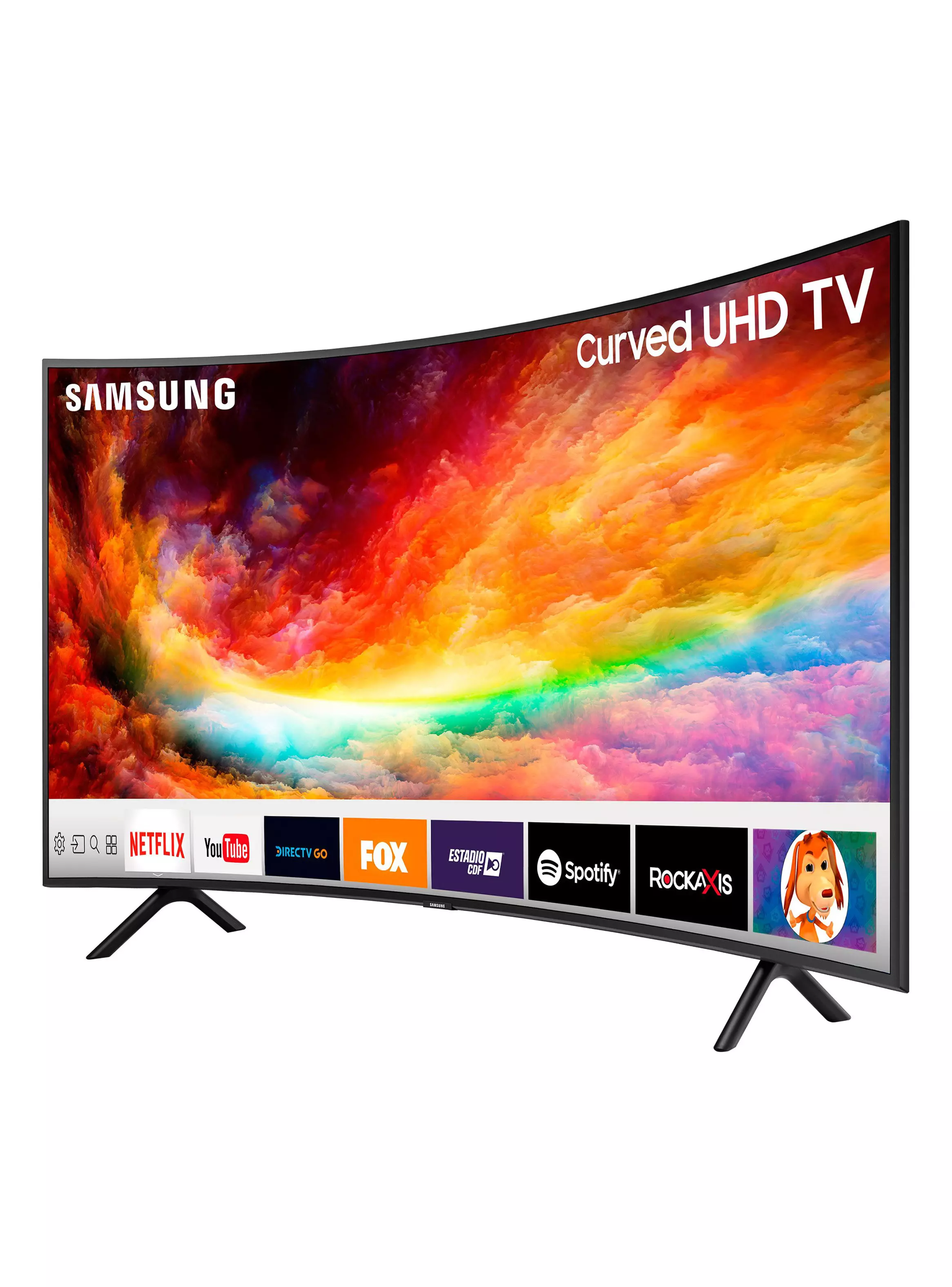 LED Smart TV Samsung 49" UHD 4K 49NU7300 Curvo-3