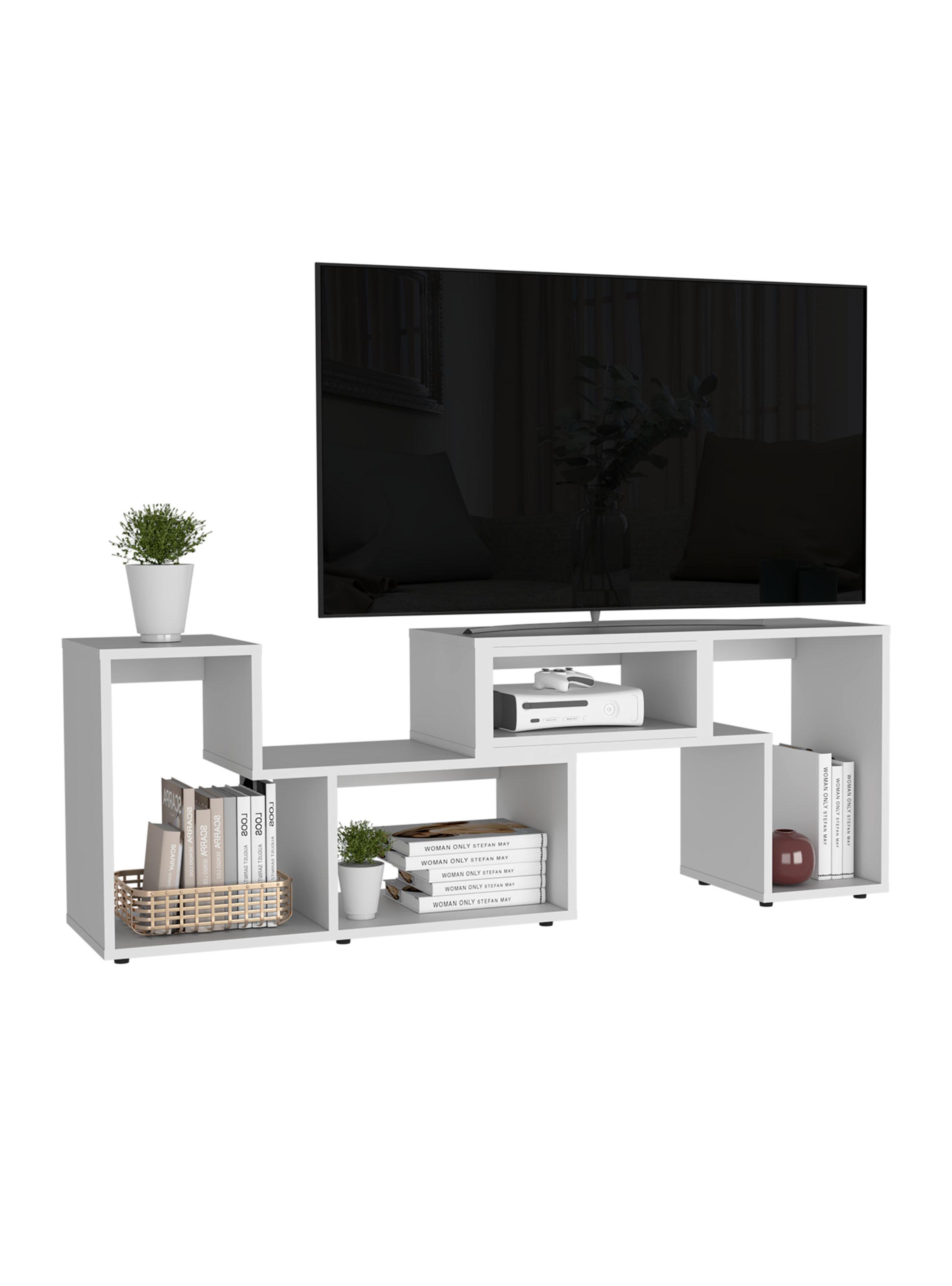 Rack TV 40" Extensible Beijing Blanco-3
