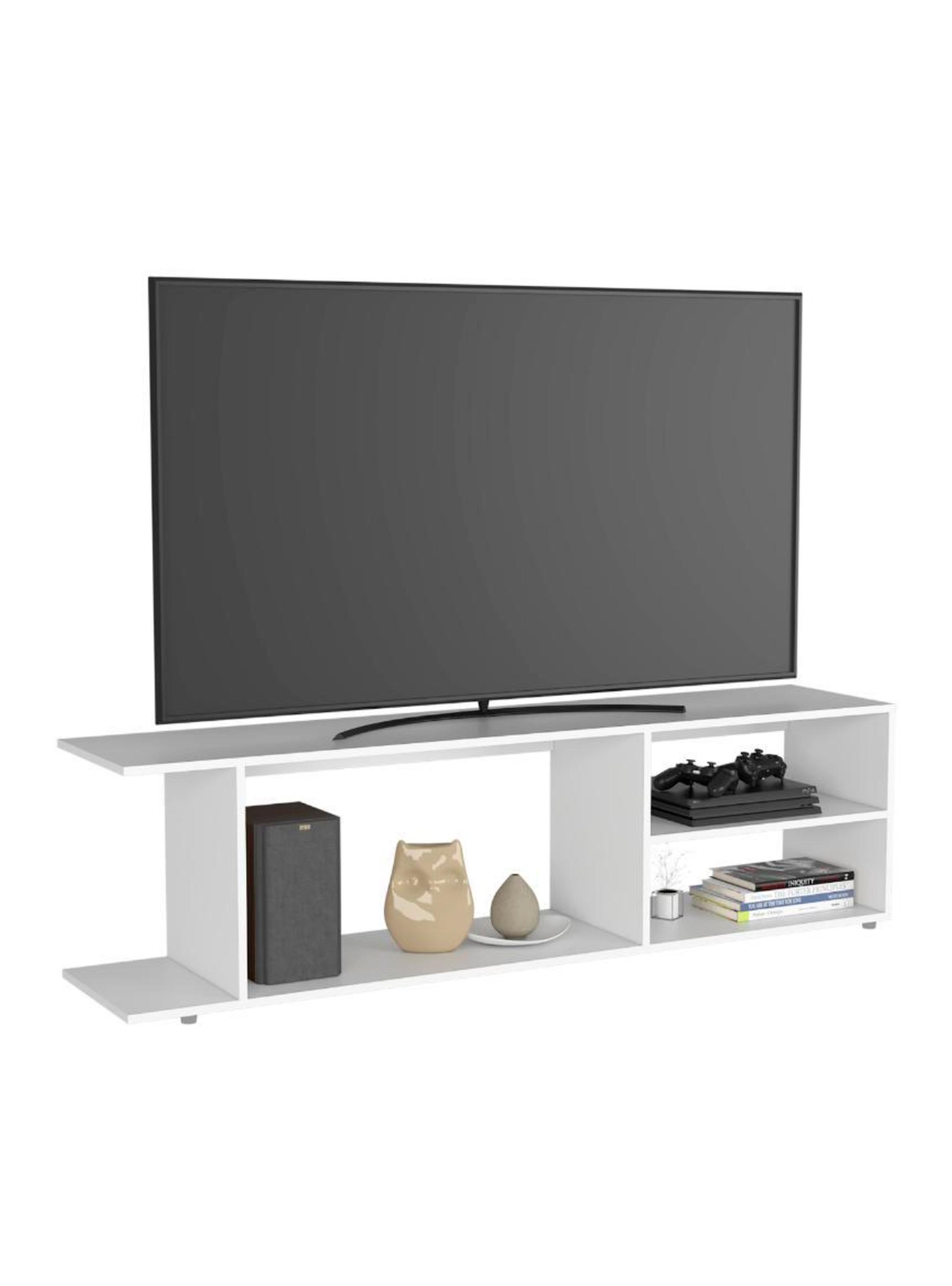 Rack TV 70" 1 Repisa Goodwood Blanco-3