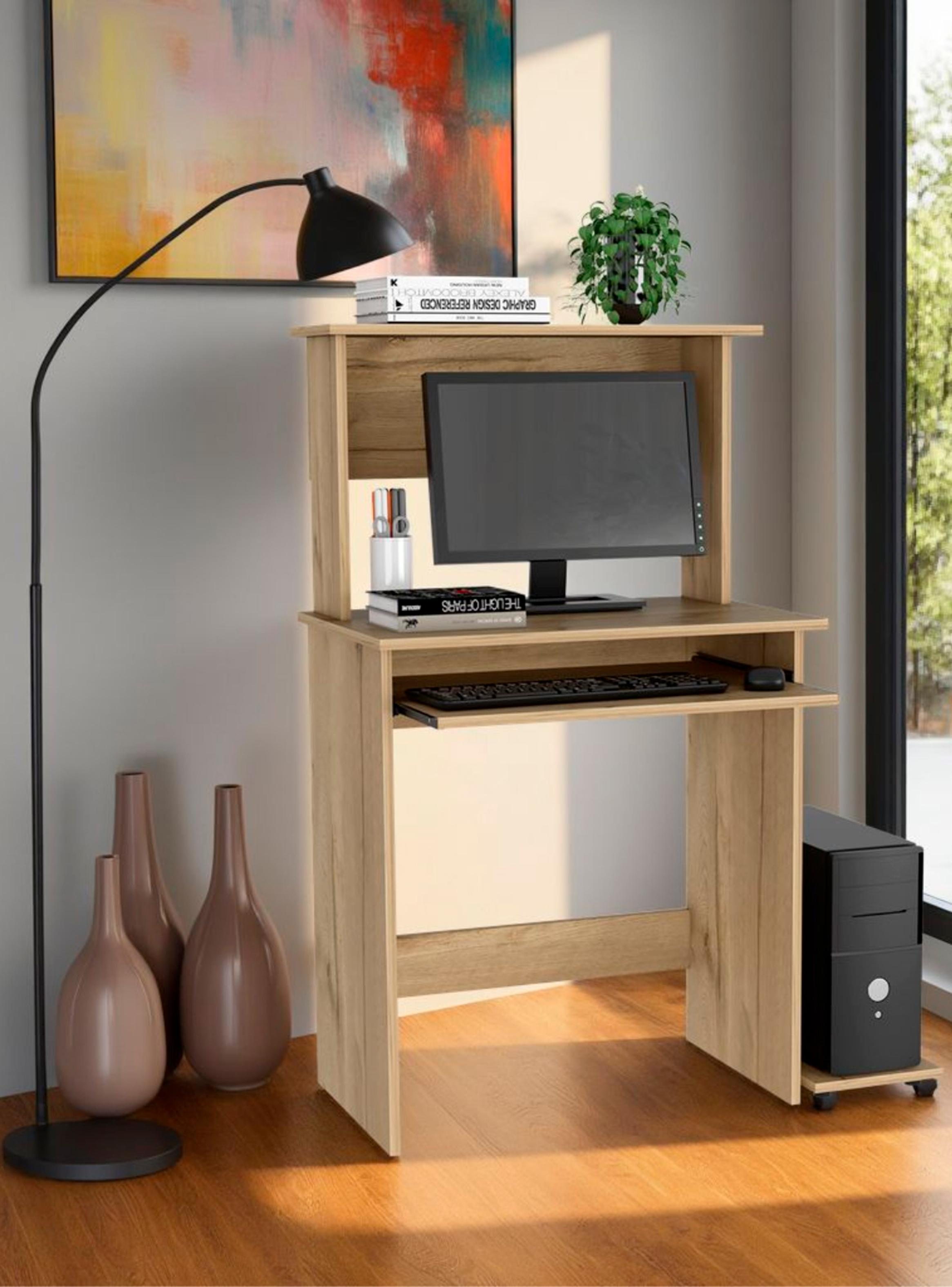 Escritorio Recto Módulo Torre PC Duna-5