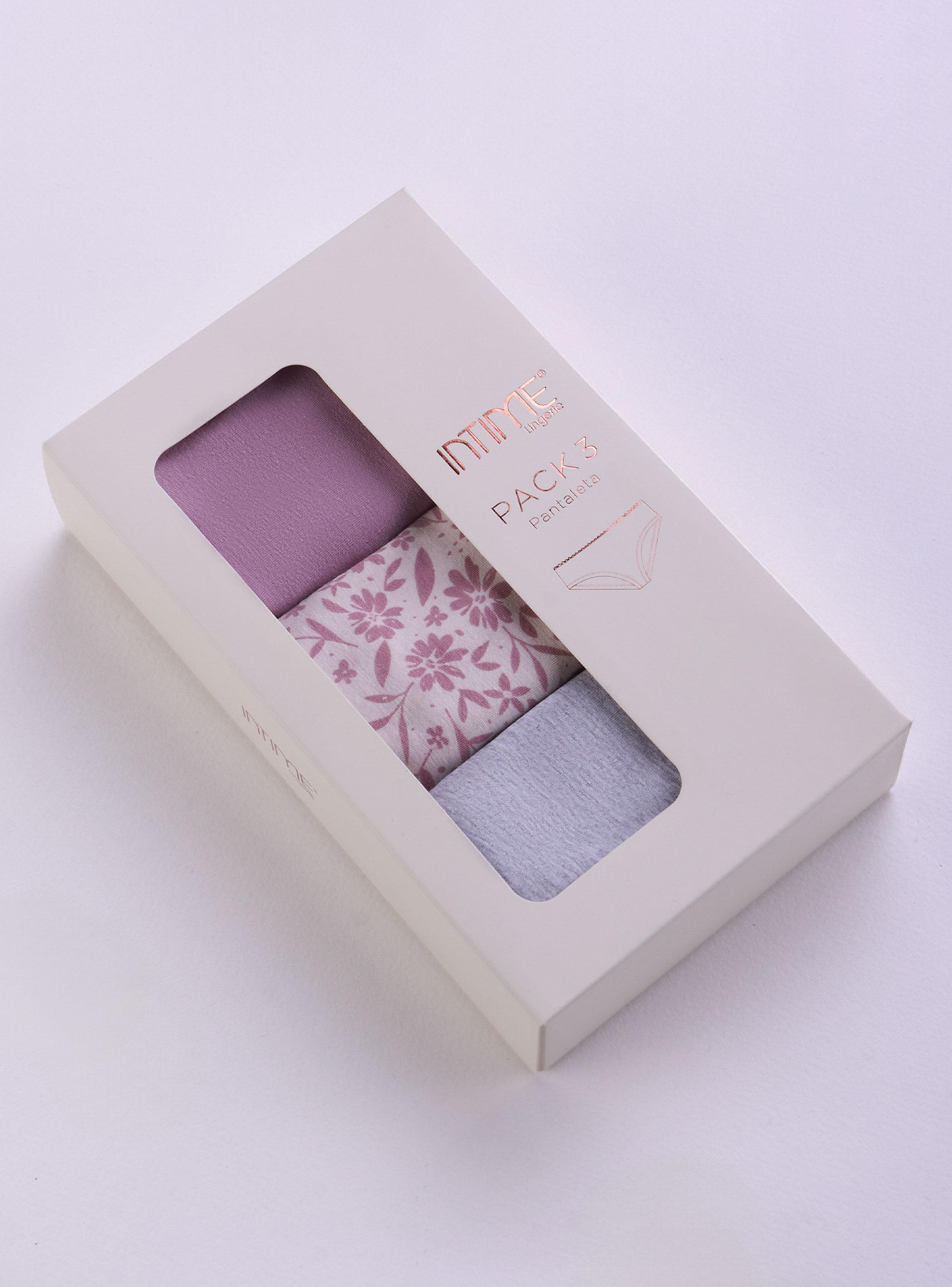 Pack 3 Pantaleta con Caja 4613004 S-5