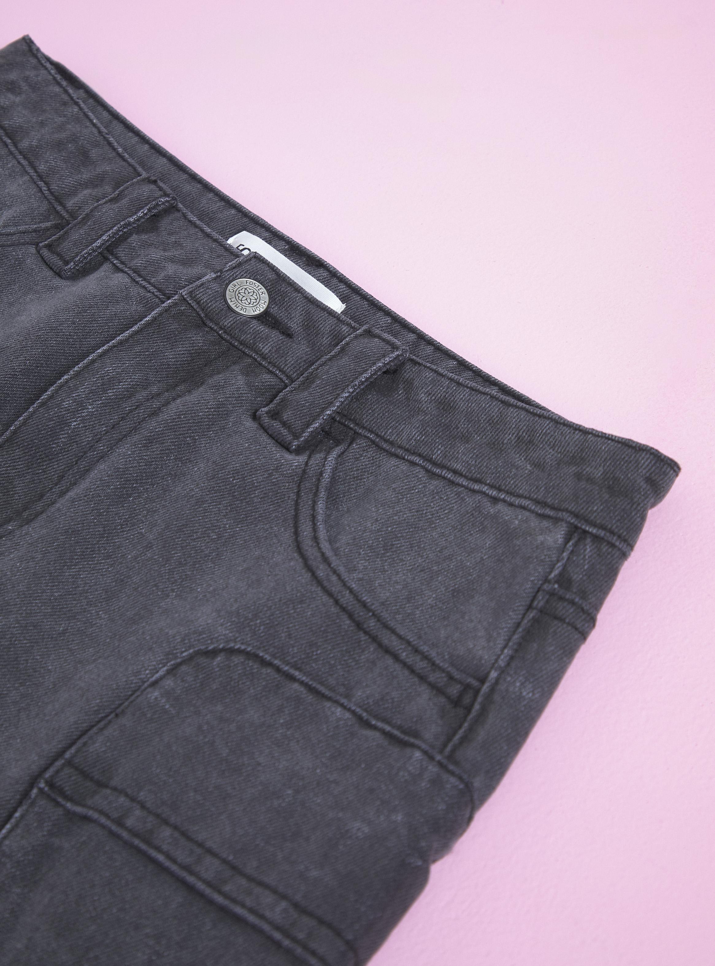 Falda Denim con Bolsillos Cargo-2