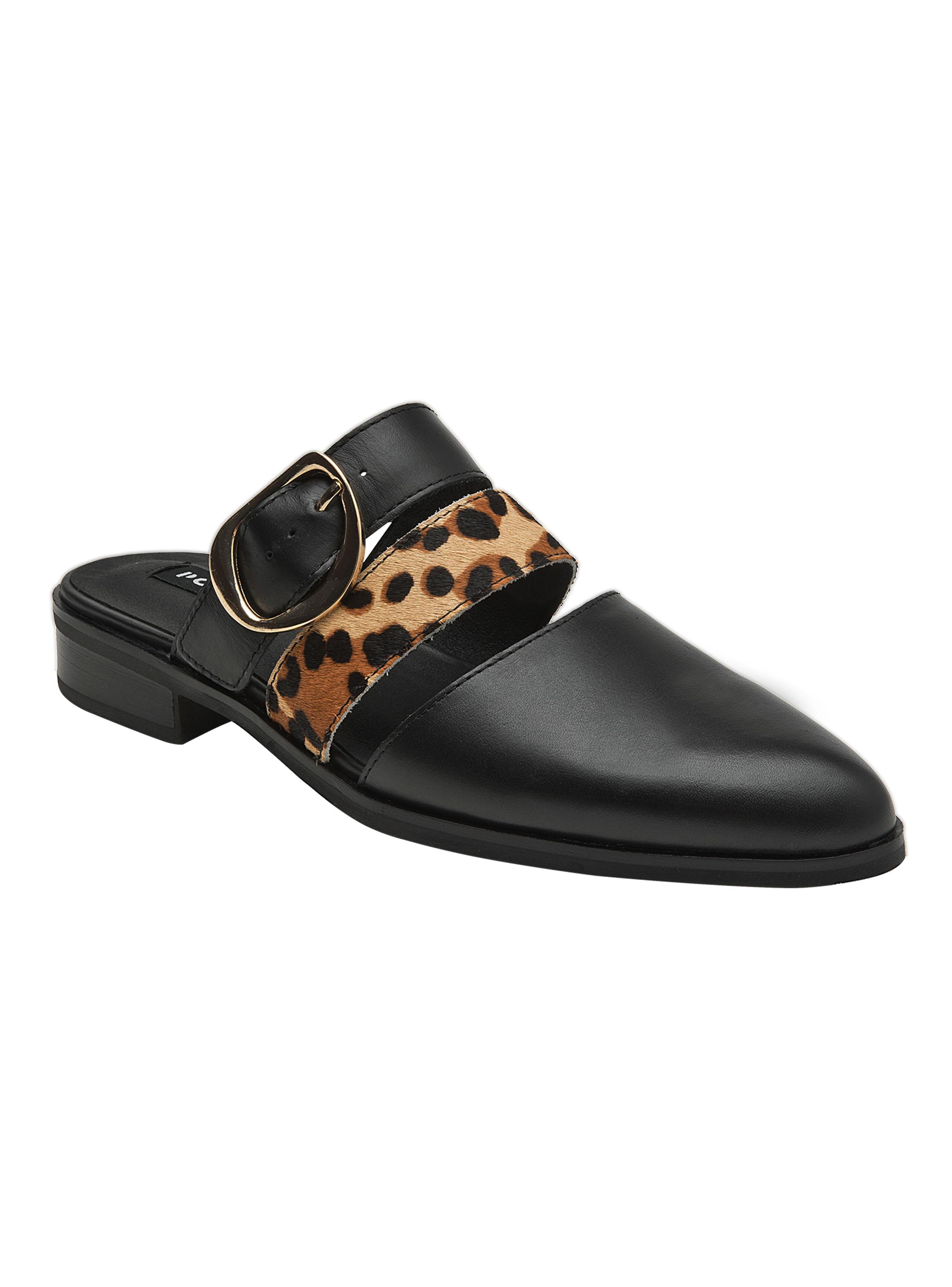 Zapato Casual Detalla Correa Animal Print Pom0071 Mujer-1